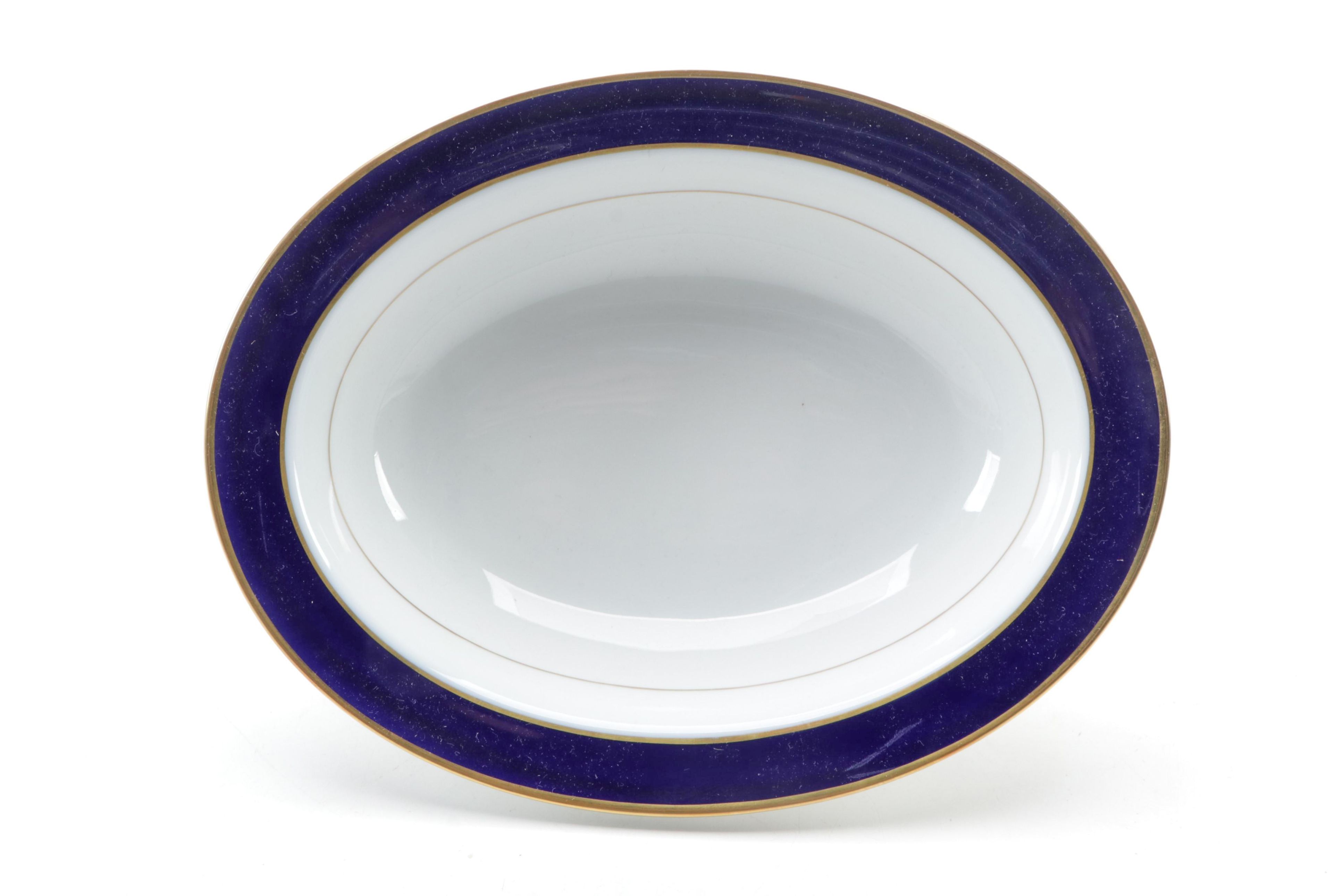 Haviland "Turenne Cobalt Blue" Porcelain Dinnerware, 1981–2004