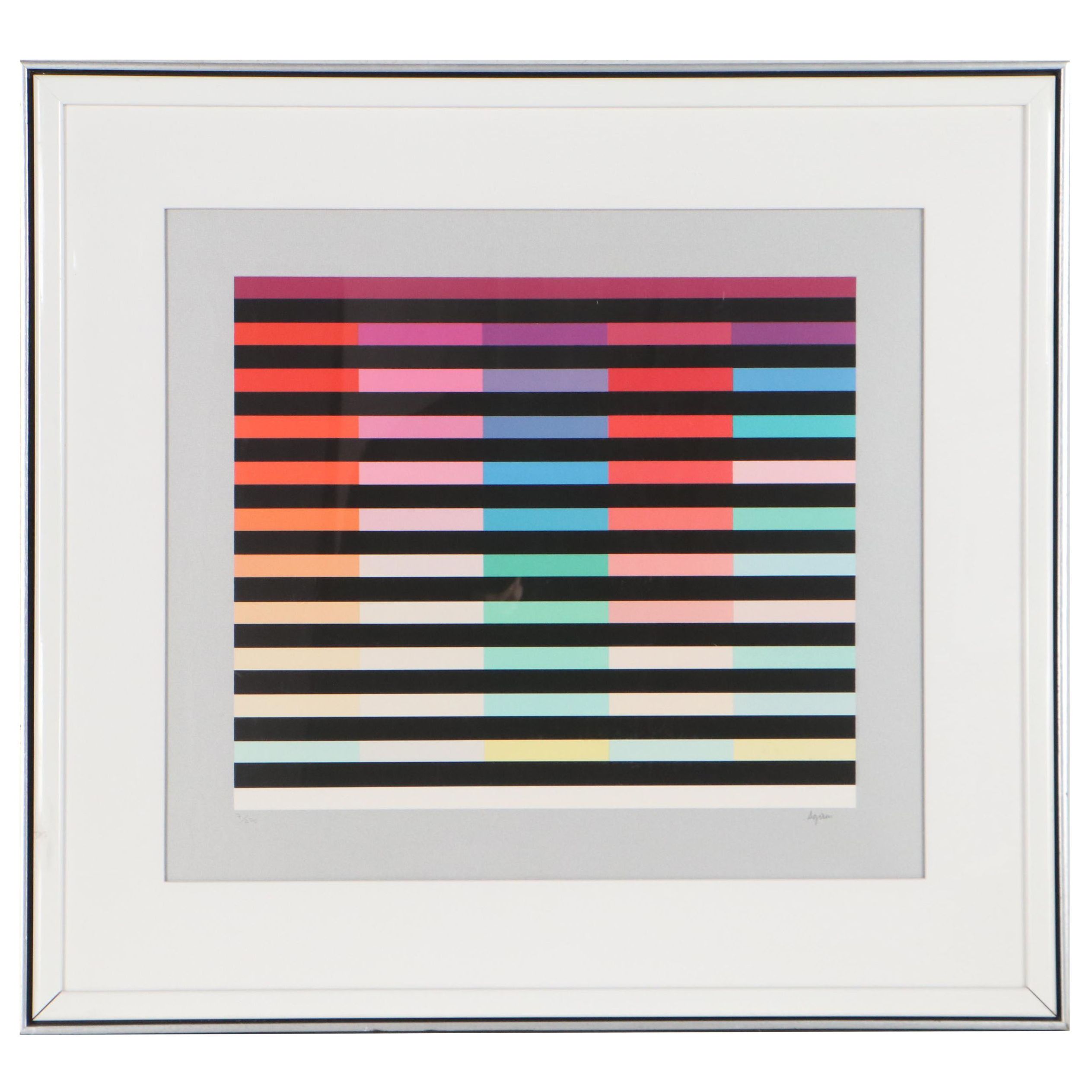 Yaacov Agam Serigraph
