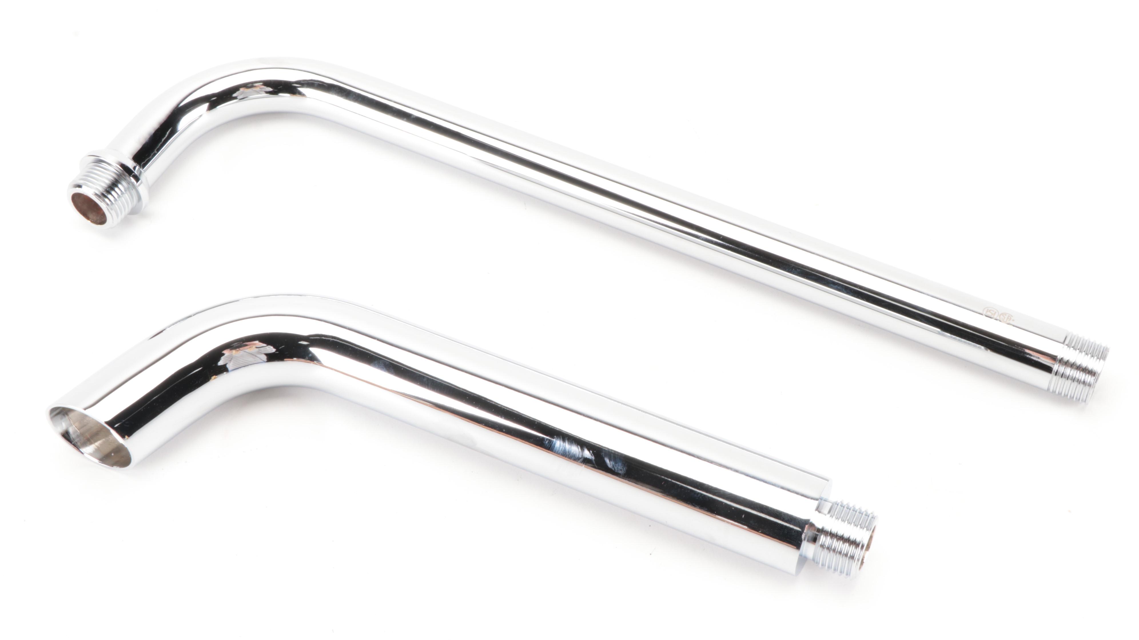 Wall-Mount Bathroom Faucet, Rainfall 8'' Showerhead with L-Shaped Shower Arm