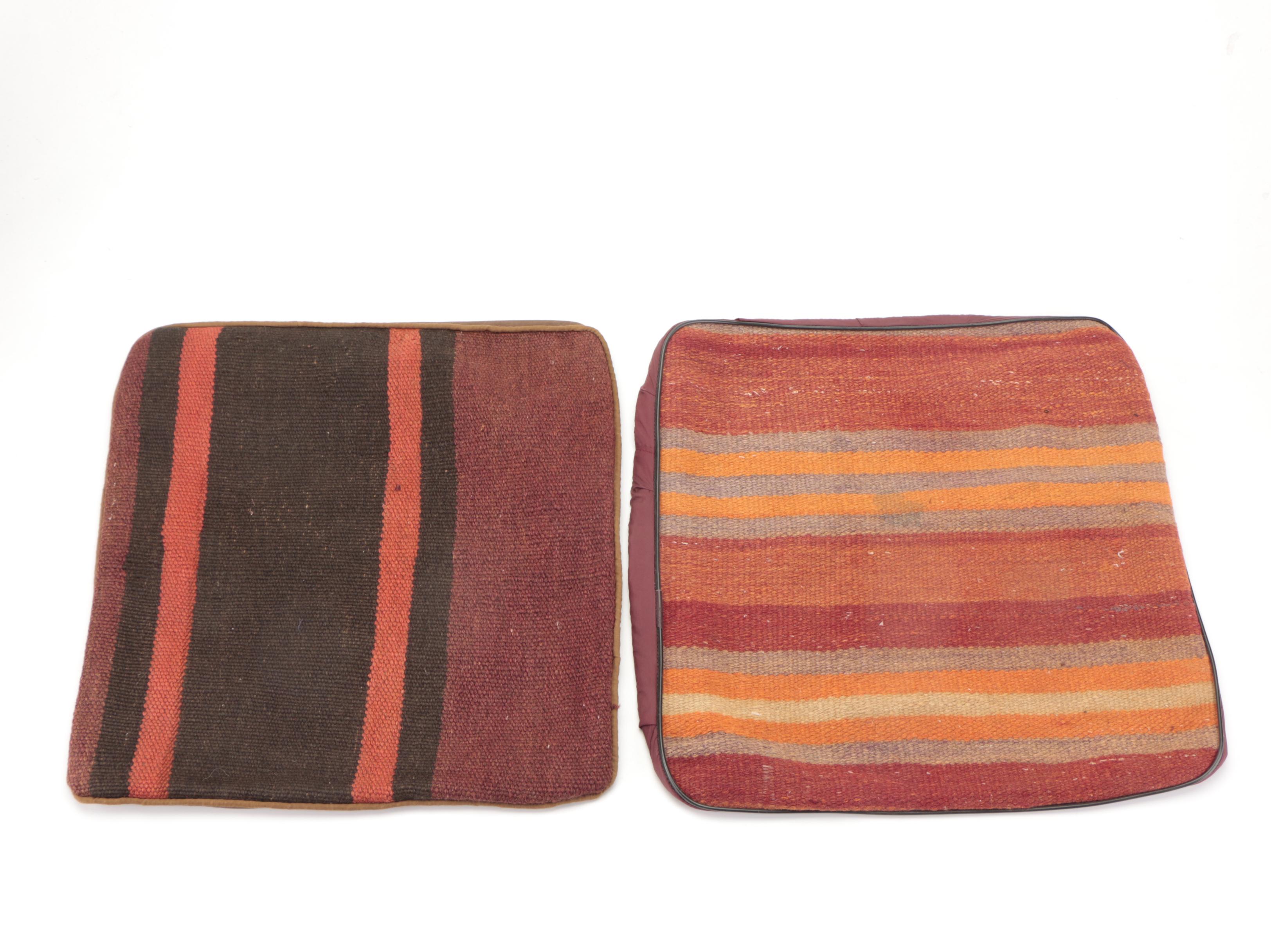Handwoven Kilim Face Throw Pillow Covers