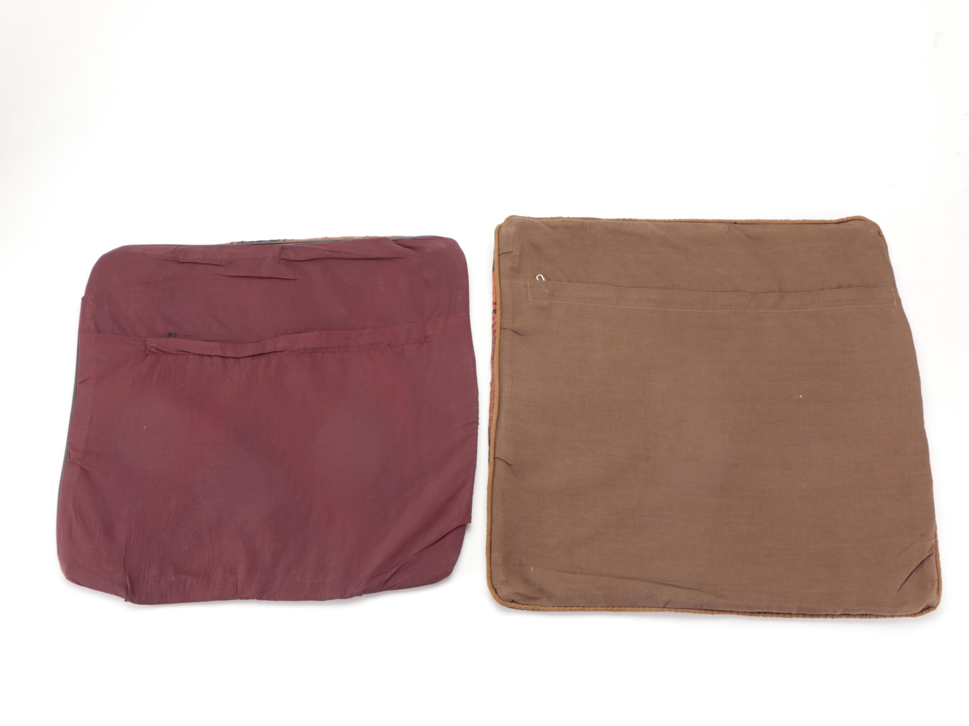 Handwoven Kilim Face Throw Pillow Covers