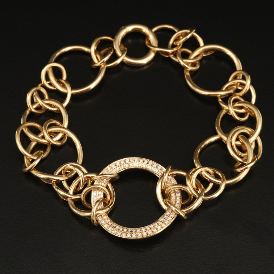 Di Modolo "Tempia" 18K Diamond Bracelet