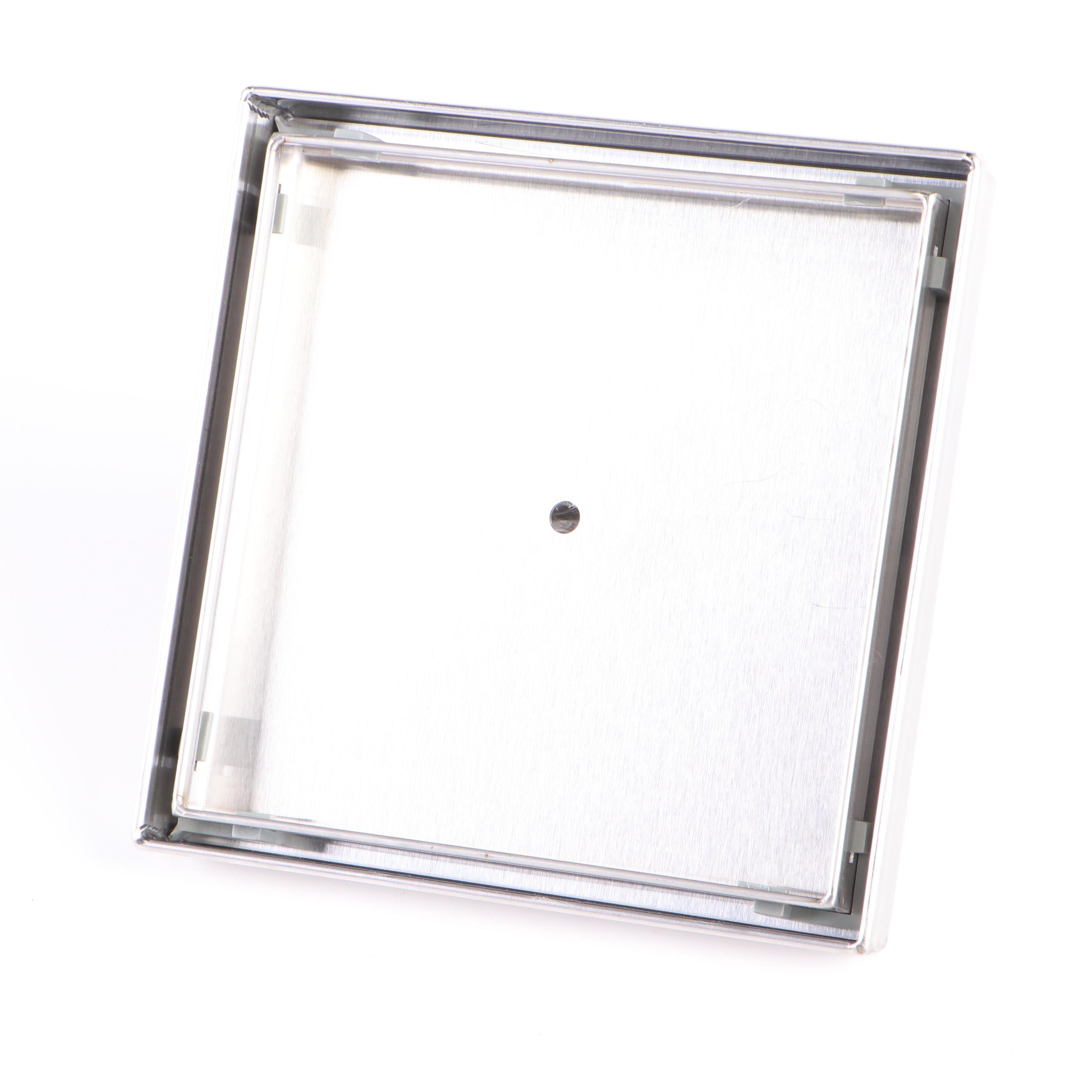 Tile-In and Linear Shower Drains in Brushed Stainless Steel