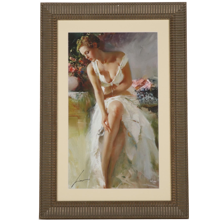 Pino Daeni Giclée "Angelica," Circa 2000