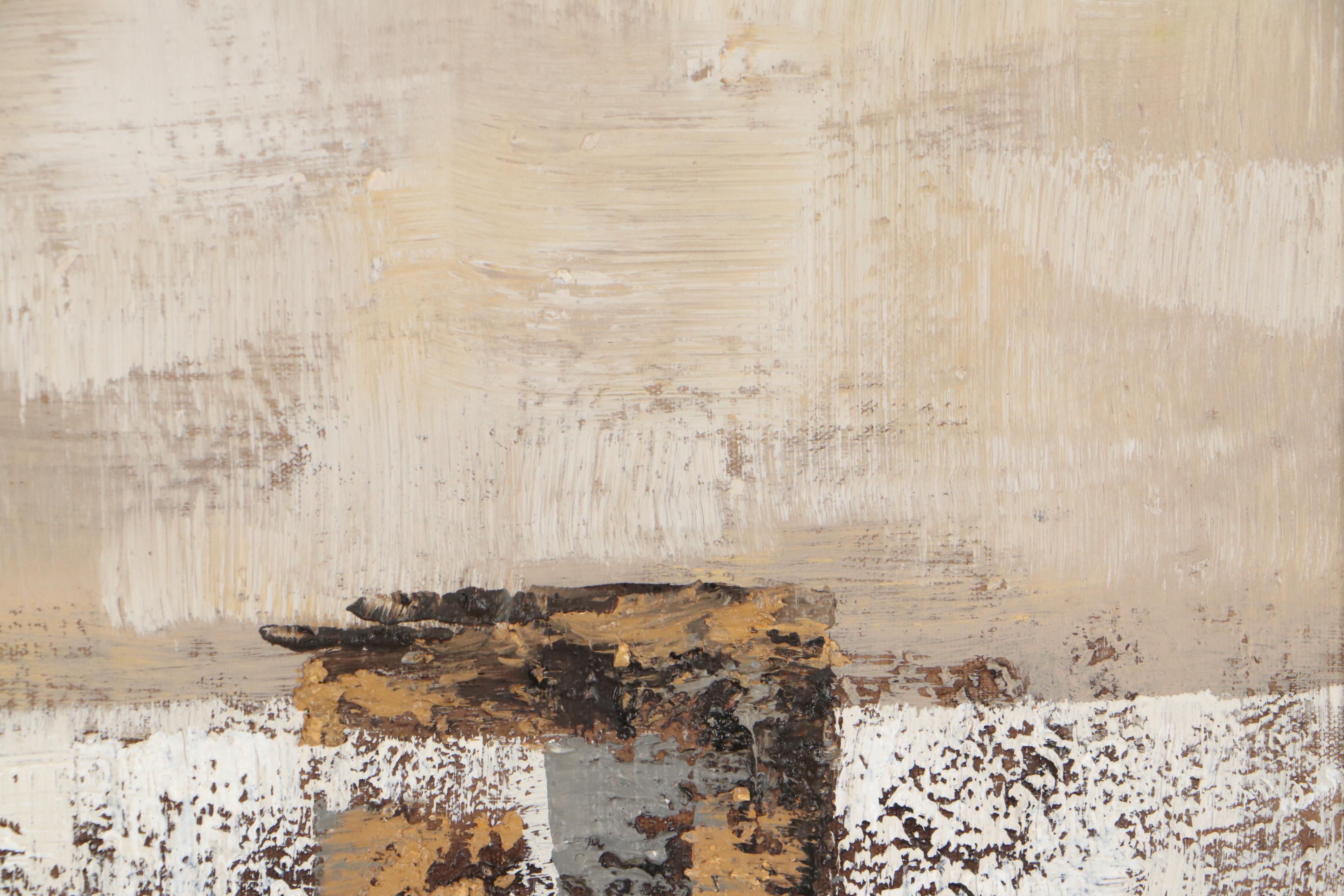 K. Hillman Abstract Oil Painting