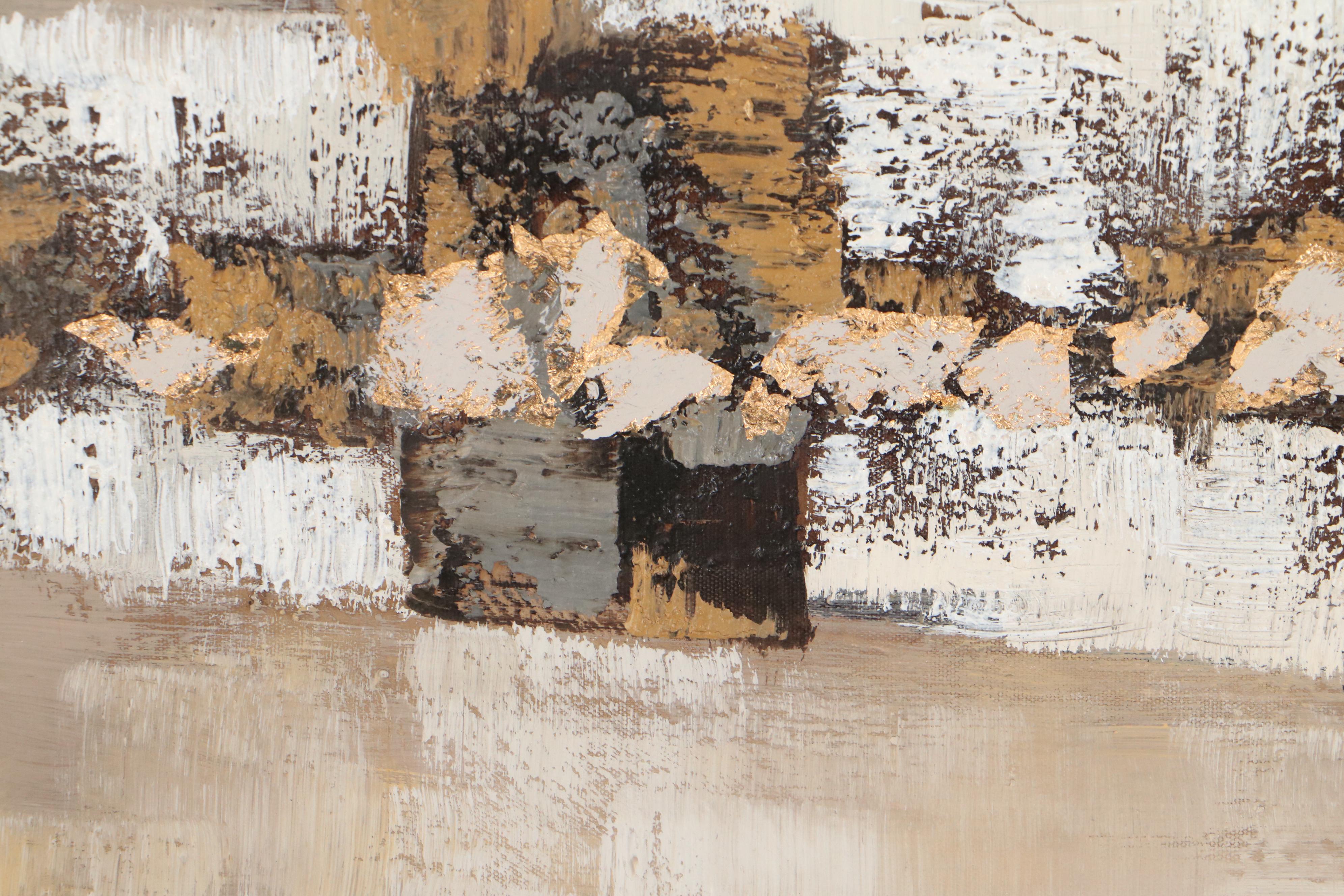 K. Hillman Abstract Oil Painting