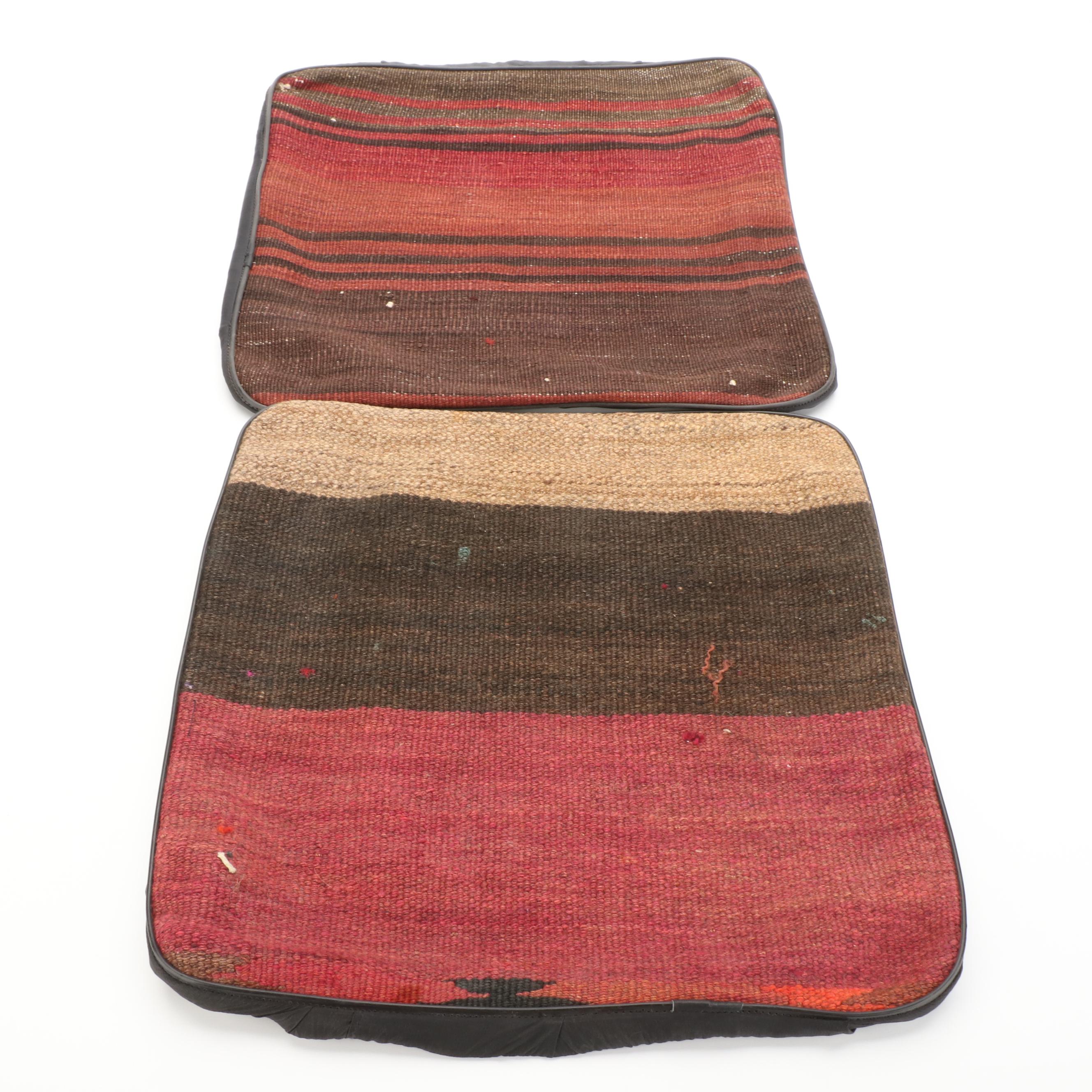 Handwoven Kilim Face Throw Pillow Covers