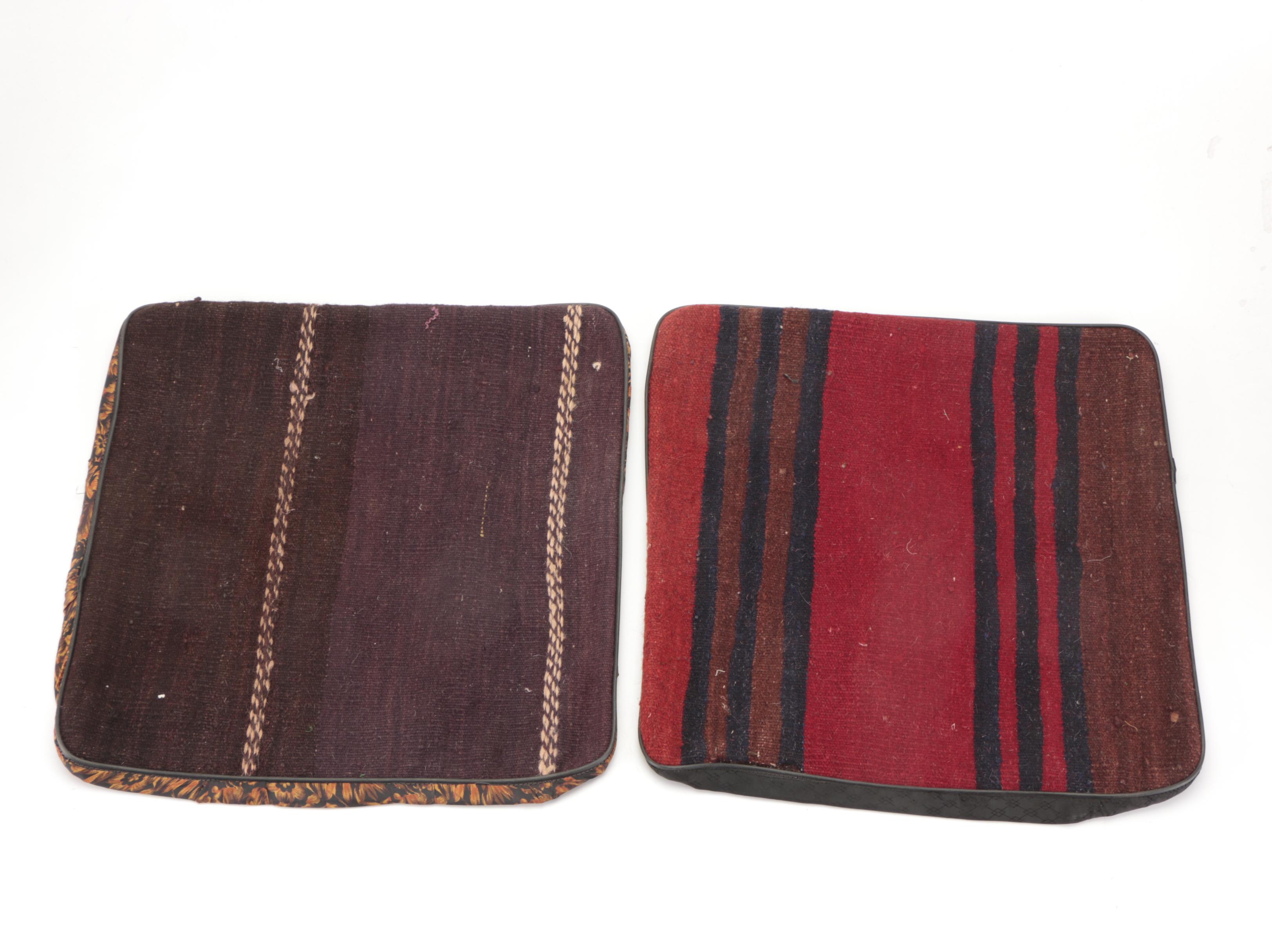 Handwoven Kilim Face Throw Pillow Covers