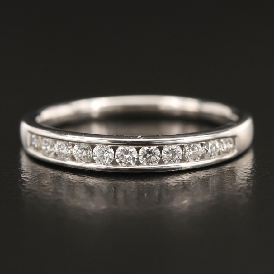 14K 0.30 CTW Diamond Channel Set Band