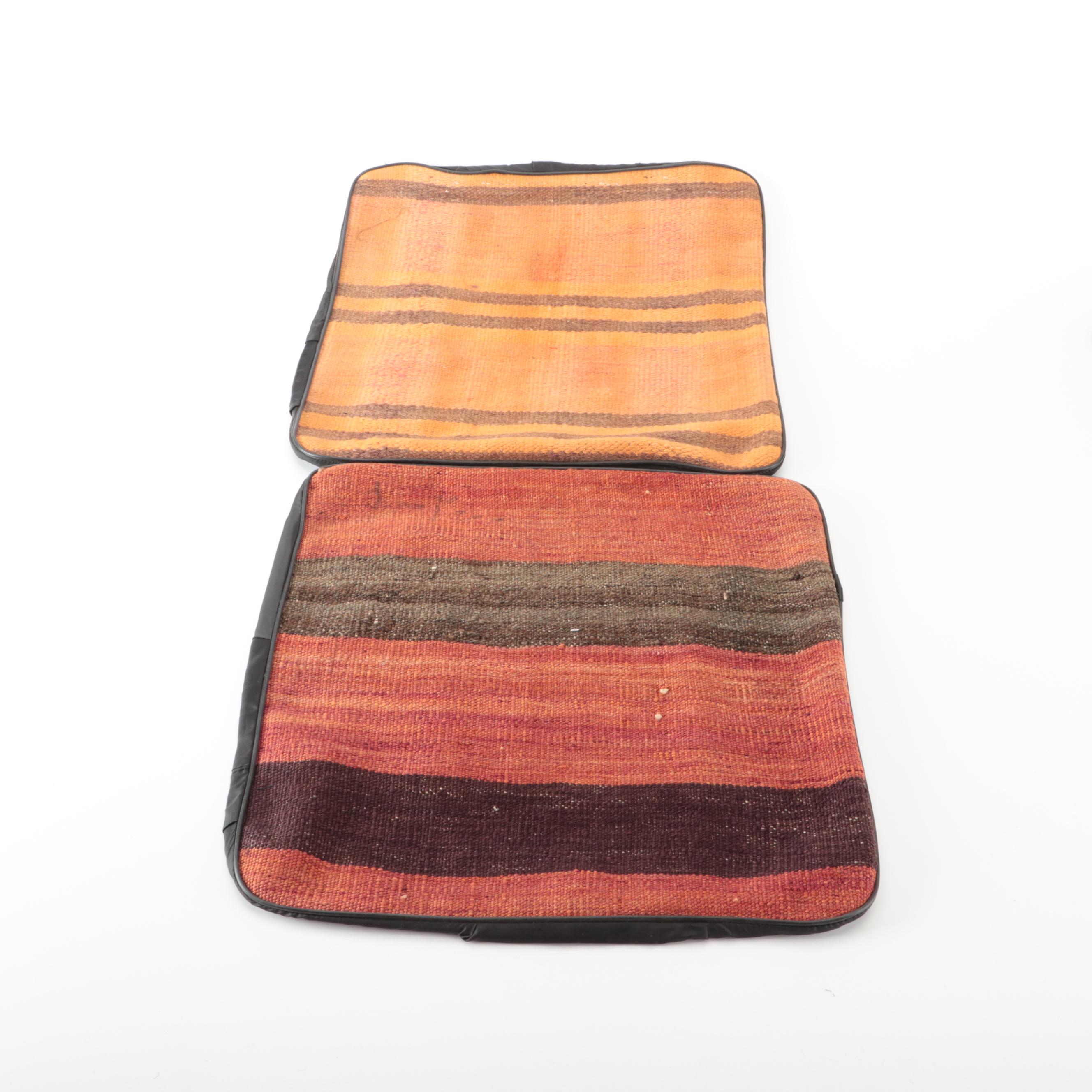 Handwoven Kilim Face Throw Pillow Covers