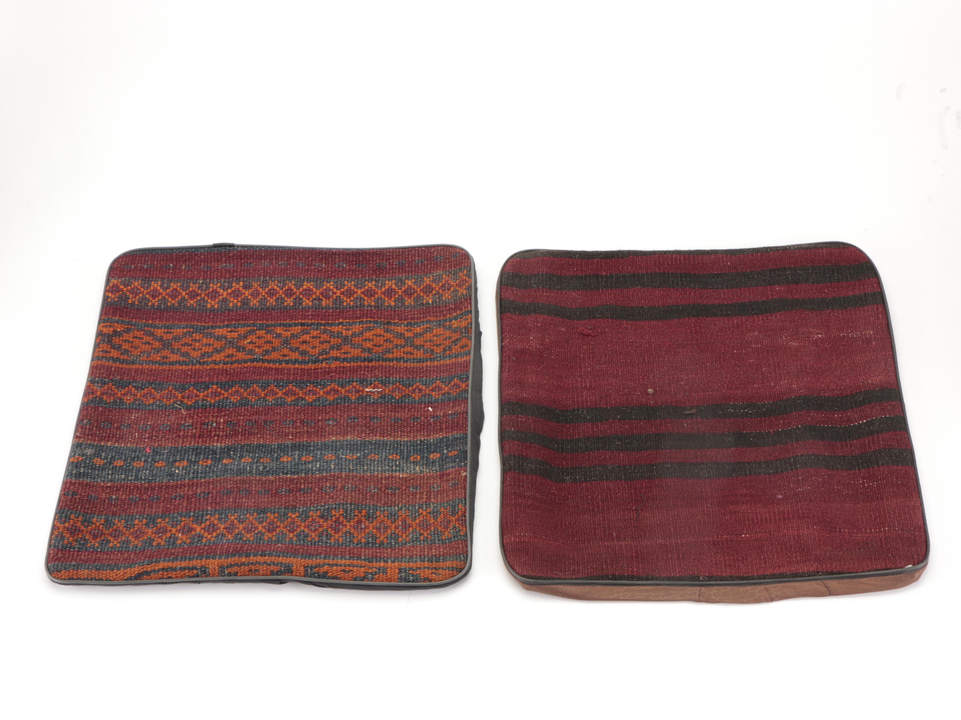 Handwoven Kilim Face Throw Pillow Covers