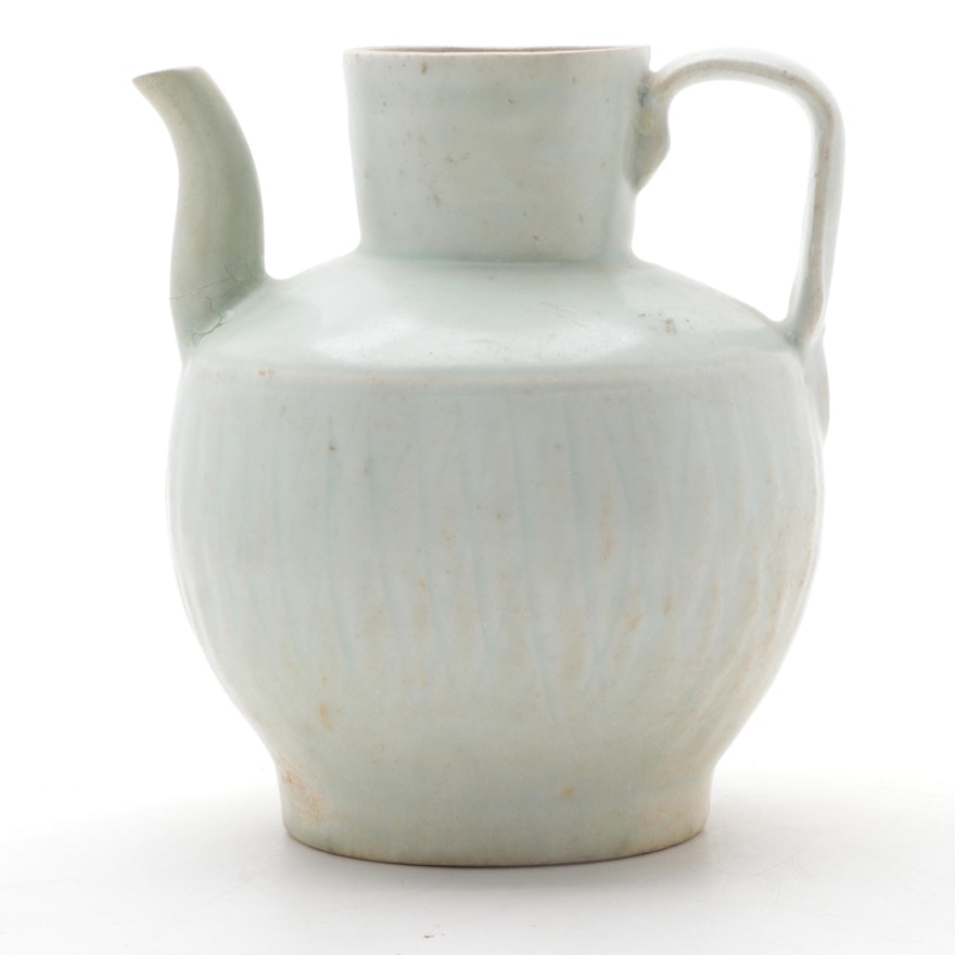 Chinese Yu Ware Wine Jug