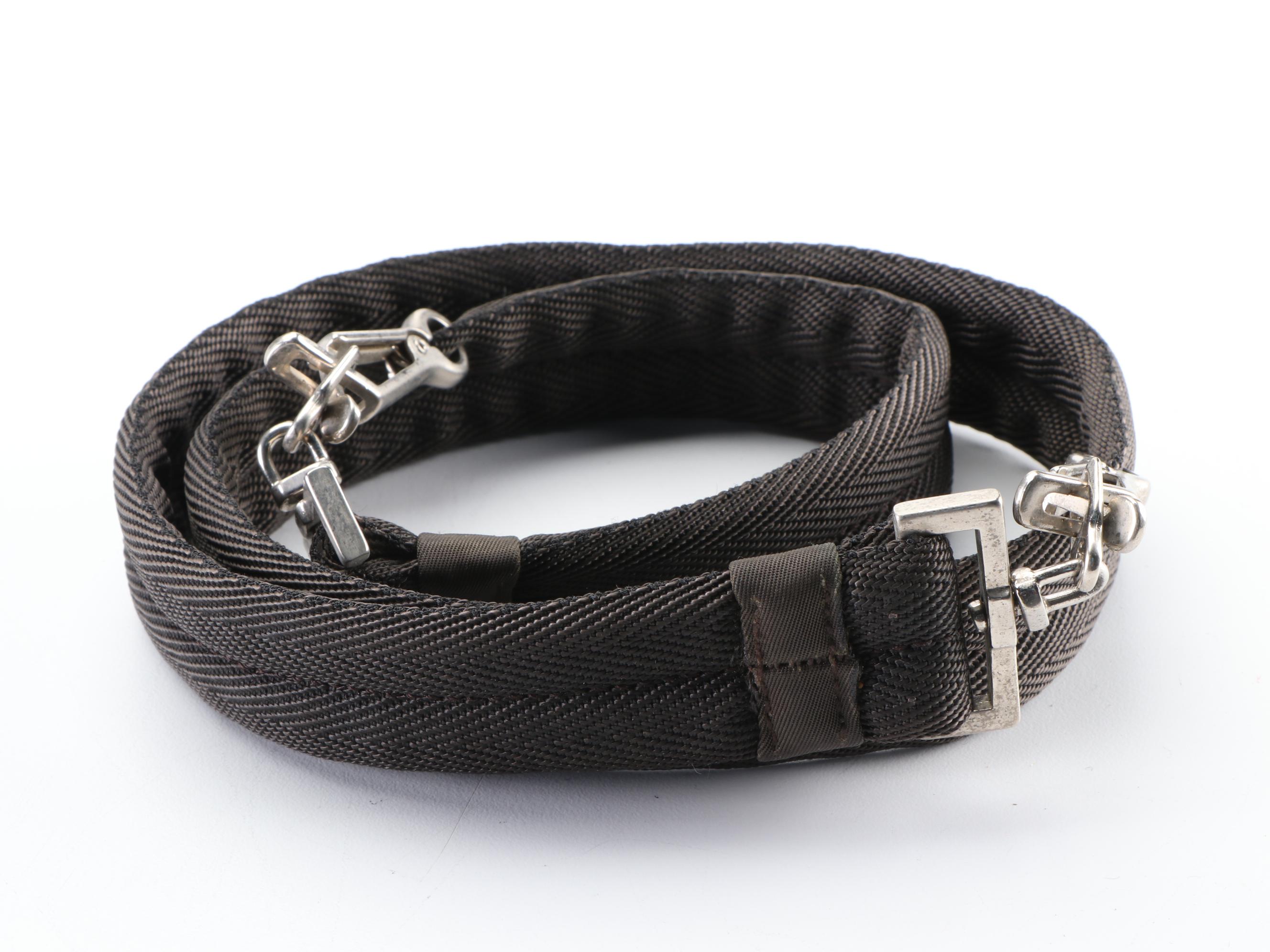 Prada Two-Way Bag B8898 in Dark Olive Green Tessuto Nastro