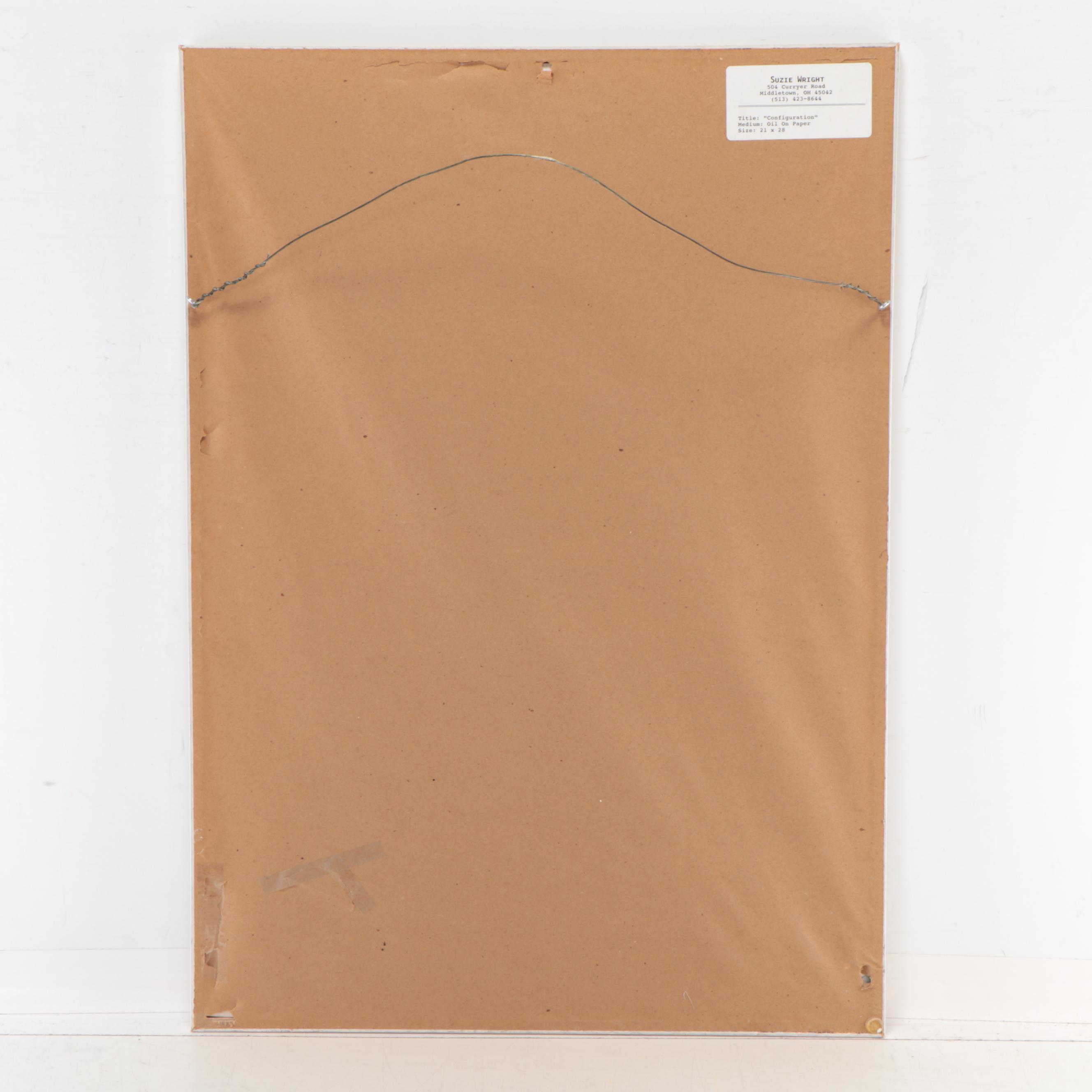 Suzie Wright Oil Painting "Configurations"