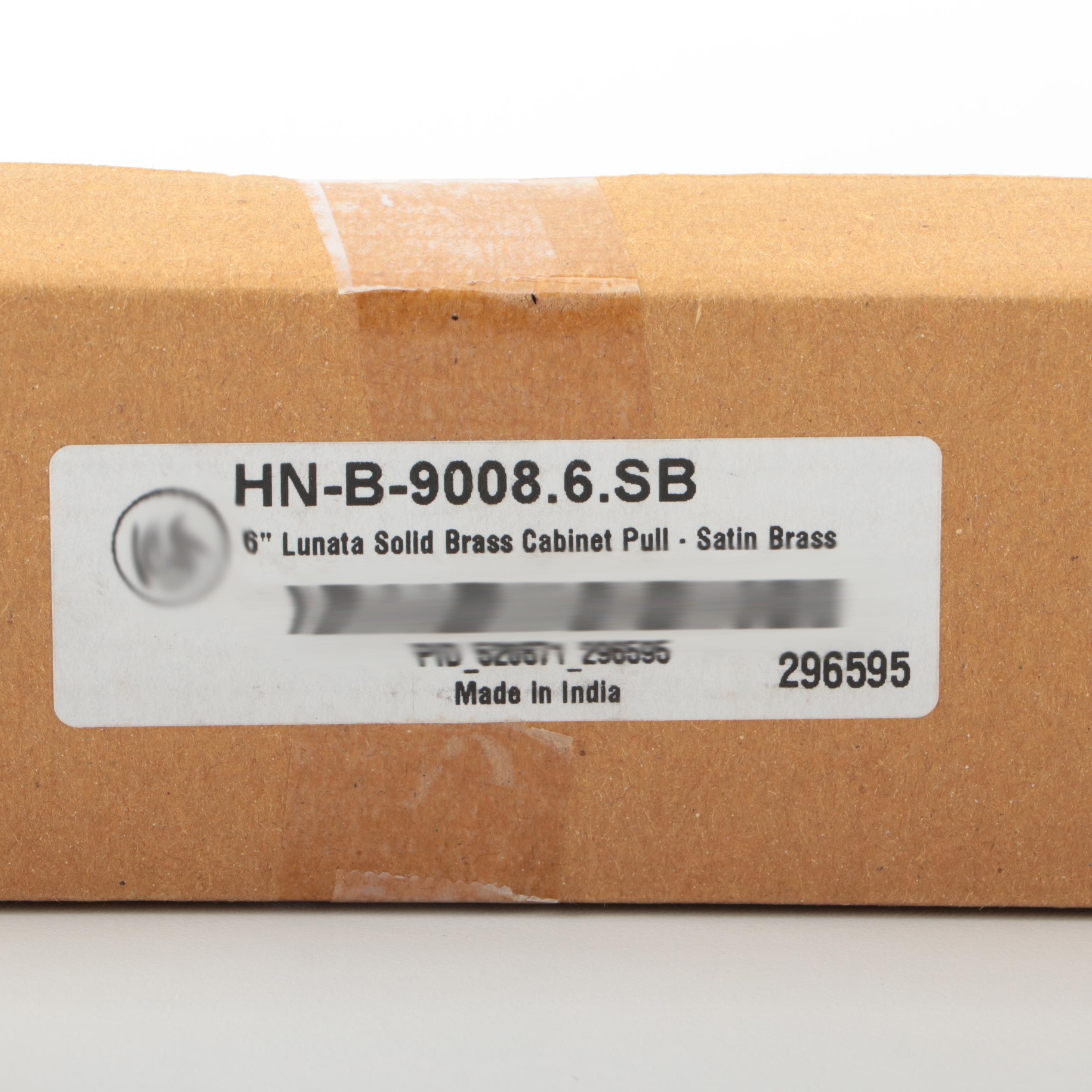 6" and 8" Solid Brass Cabinet Pulls in Satin Finish