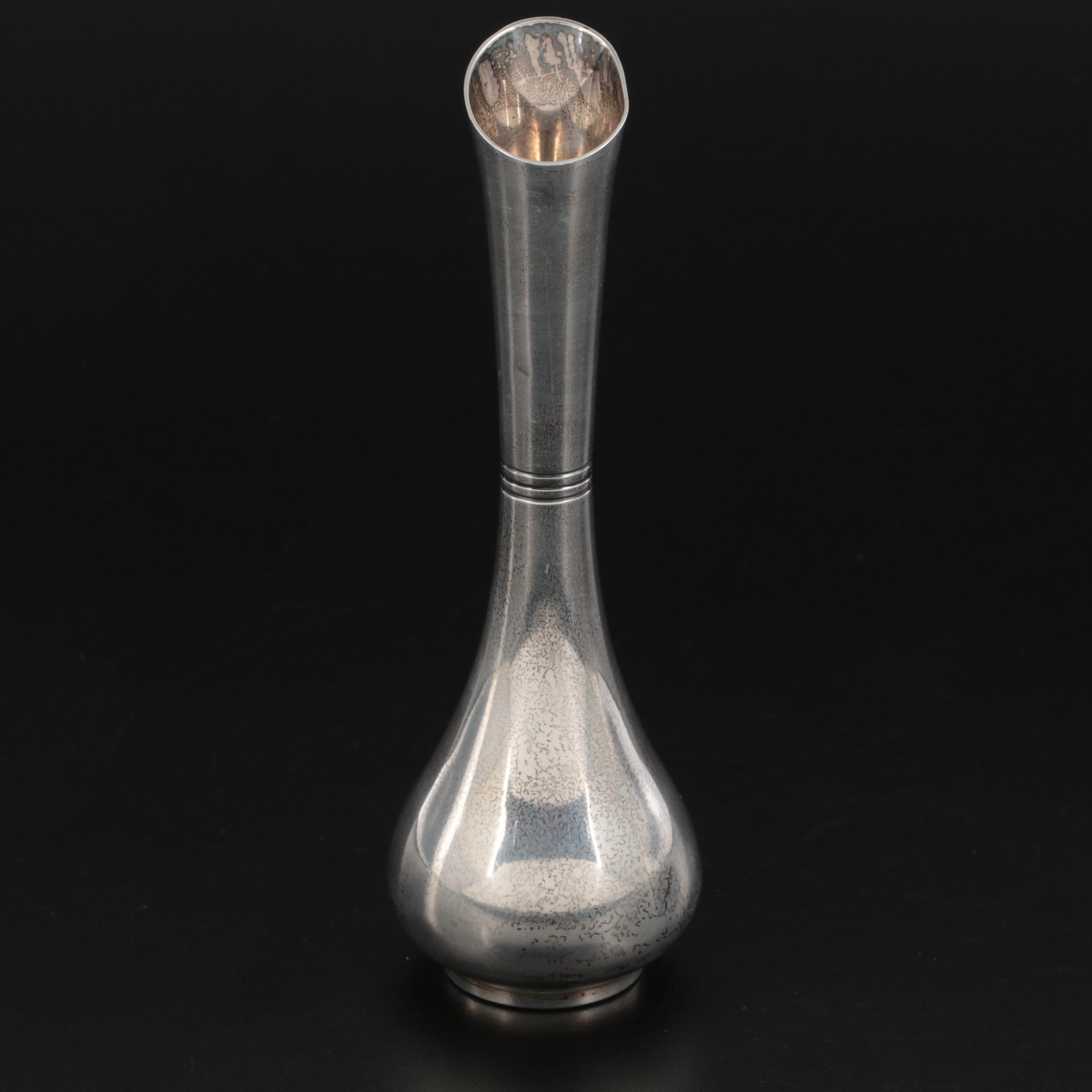 Tiffany & Co. Sterling Silver Bud Vase, Mid-20th Century