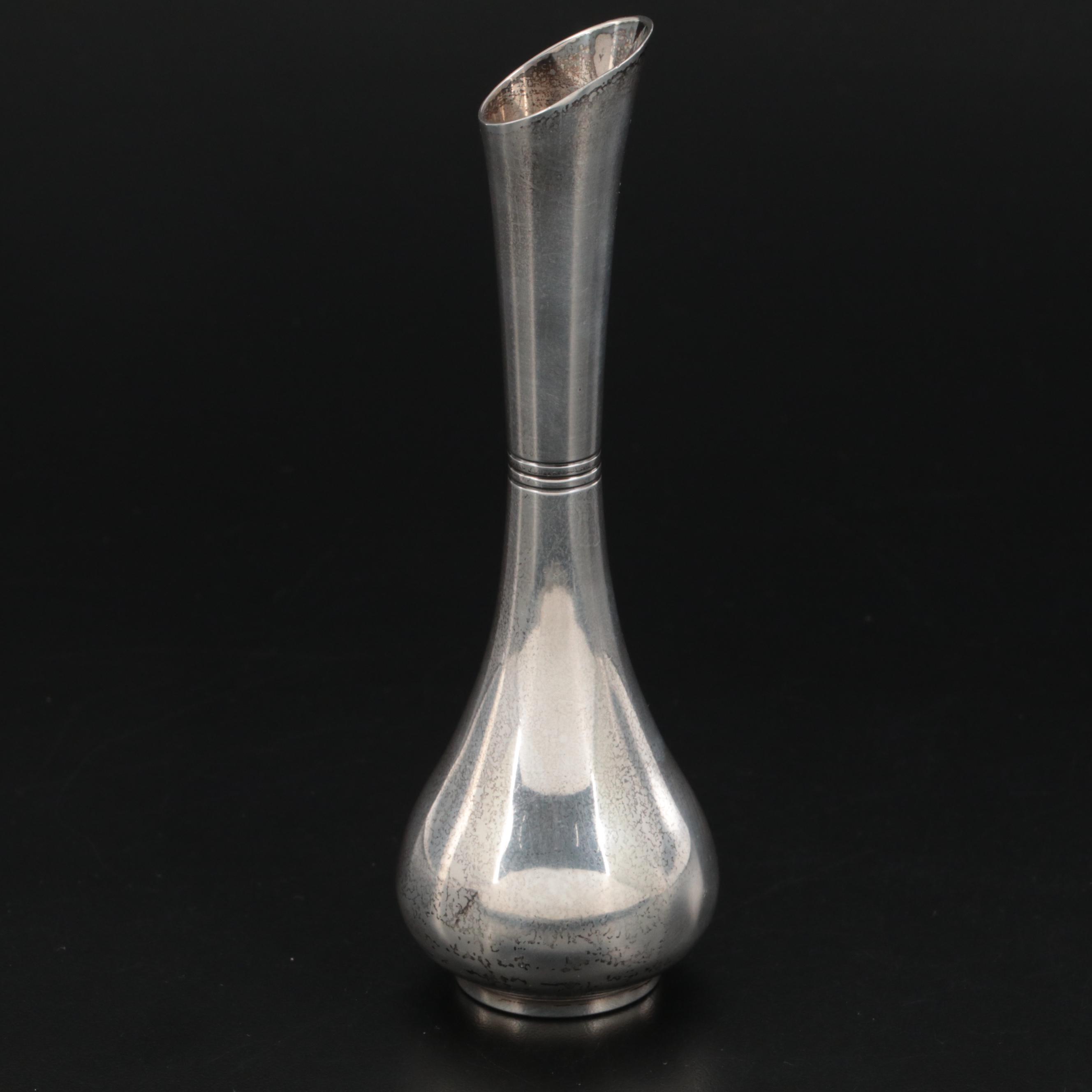 Tiffany & Co. Sterling Silver Bud Vase, Mid-20th Century