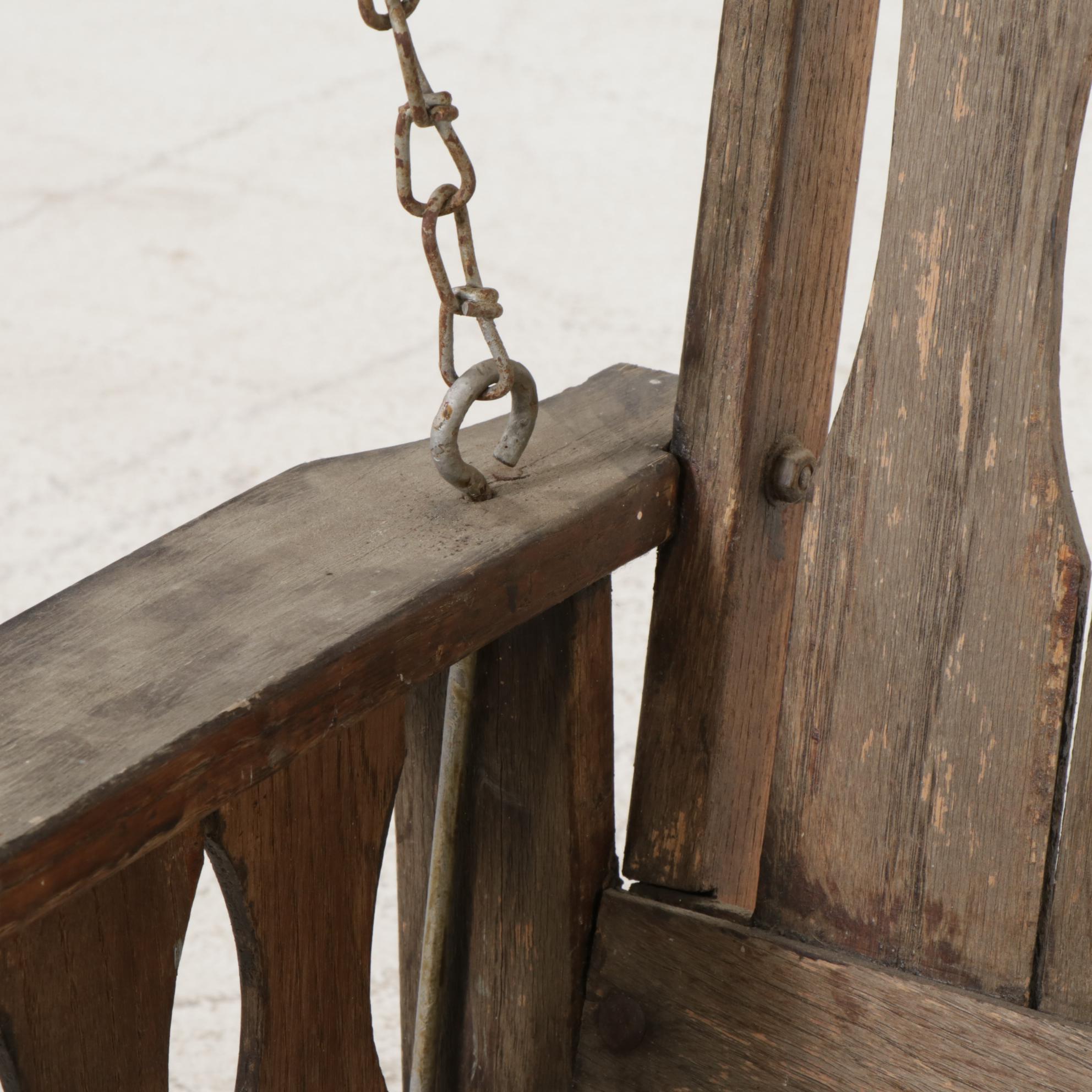 Oak Porch Swing, Early 20th Century