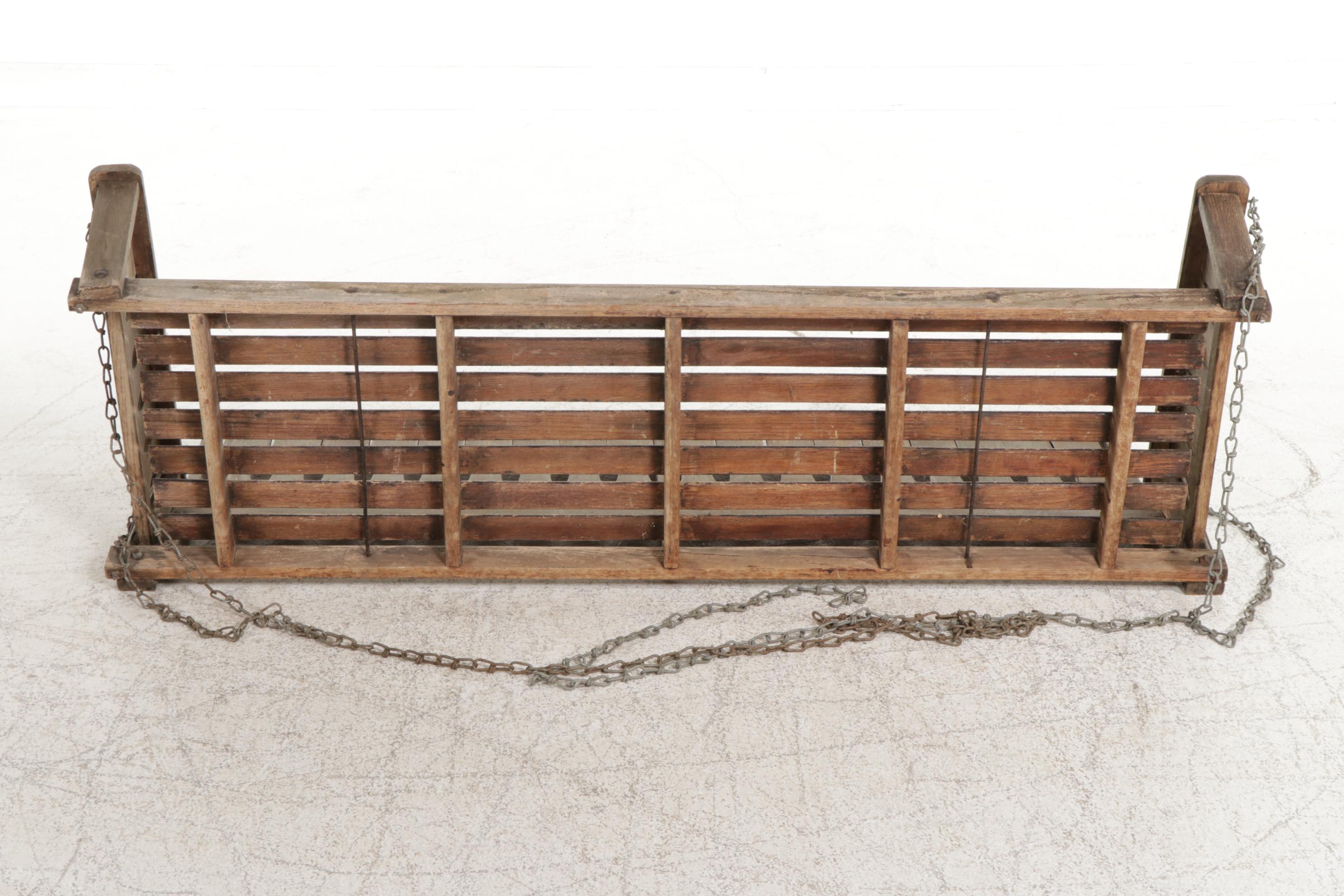 Oak Porch Swing, Early 20th Century