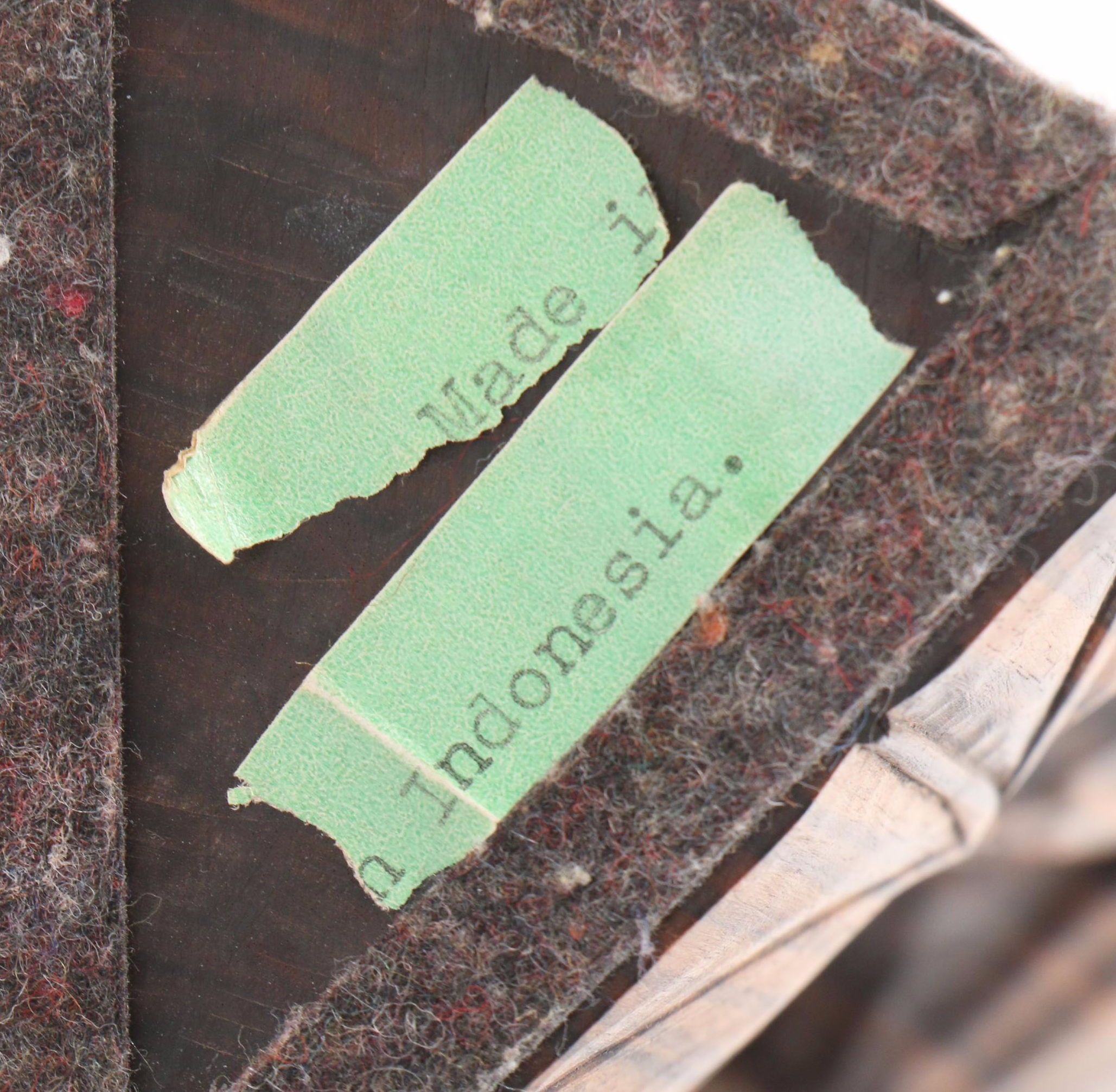 East African Ironwood Carvings of Birds and Deer