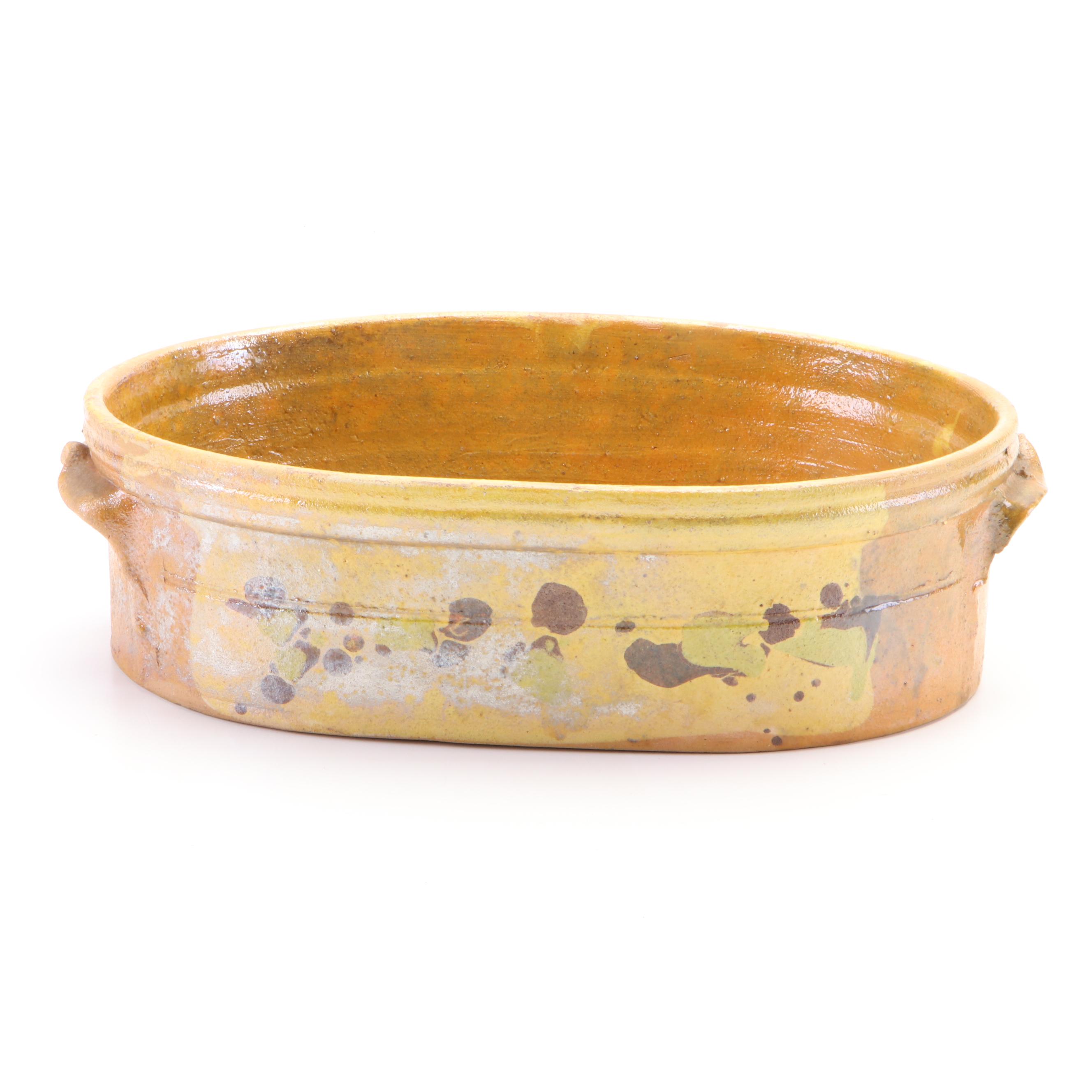 Southeast Asian Foot Bath Planter with Other Earthenware Vessels