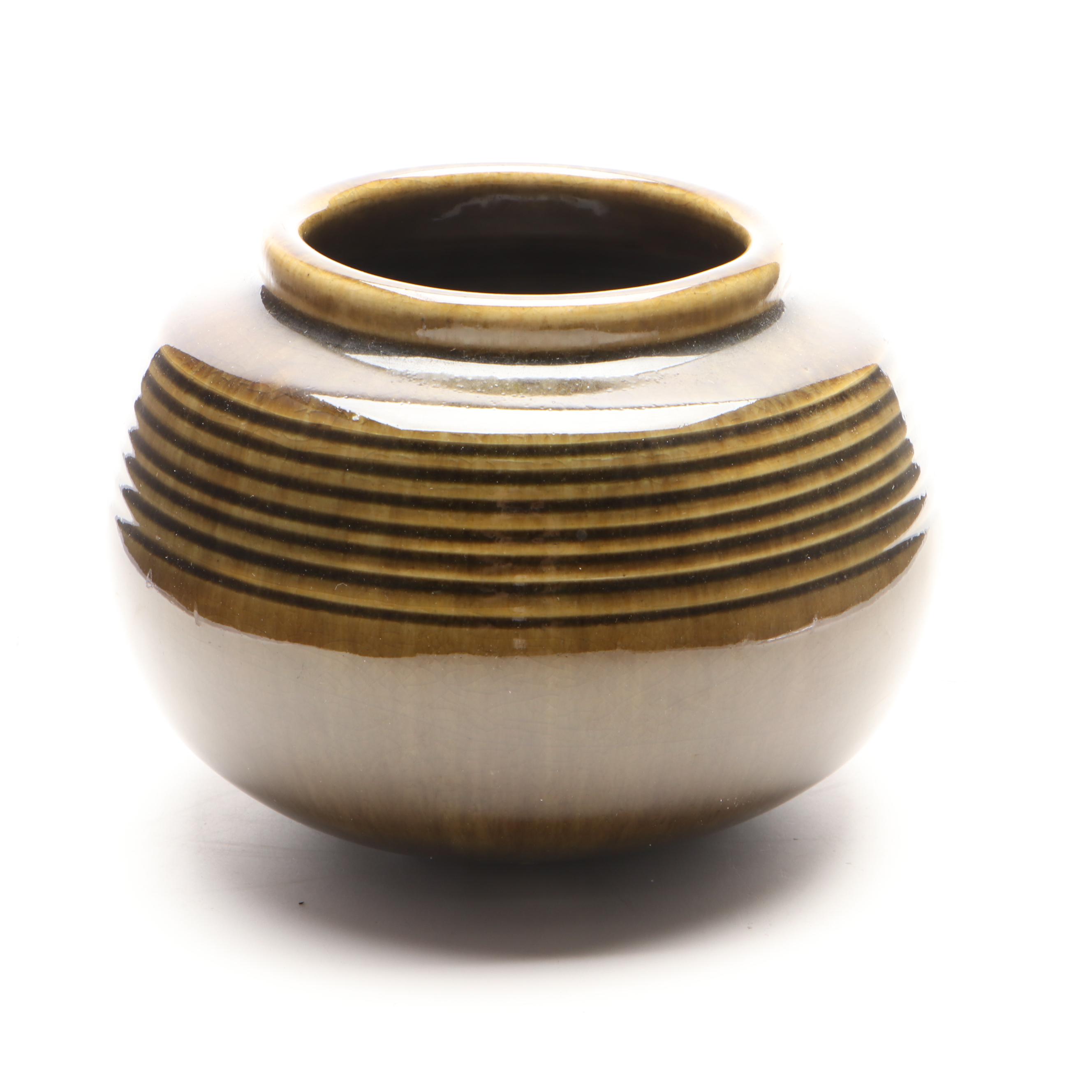 Southeast Asian Foot Bath Planter with Other Earthenware Vessels