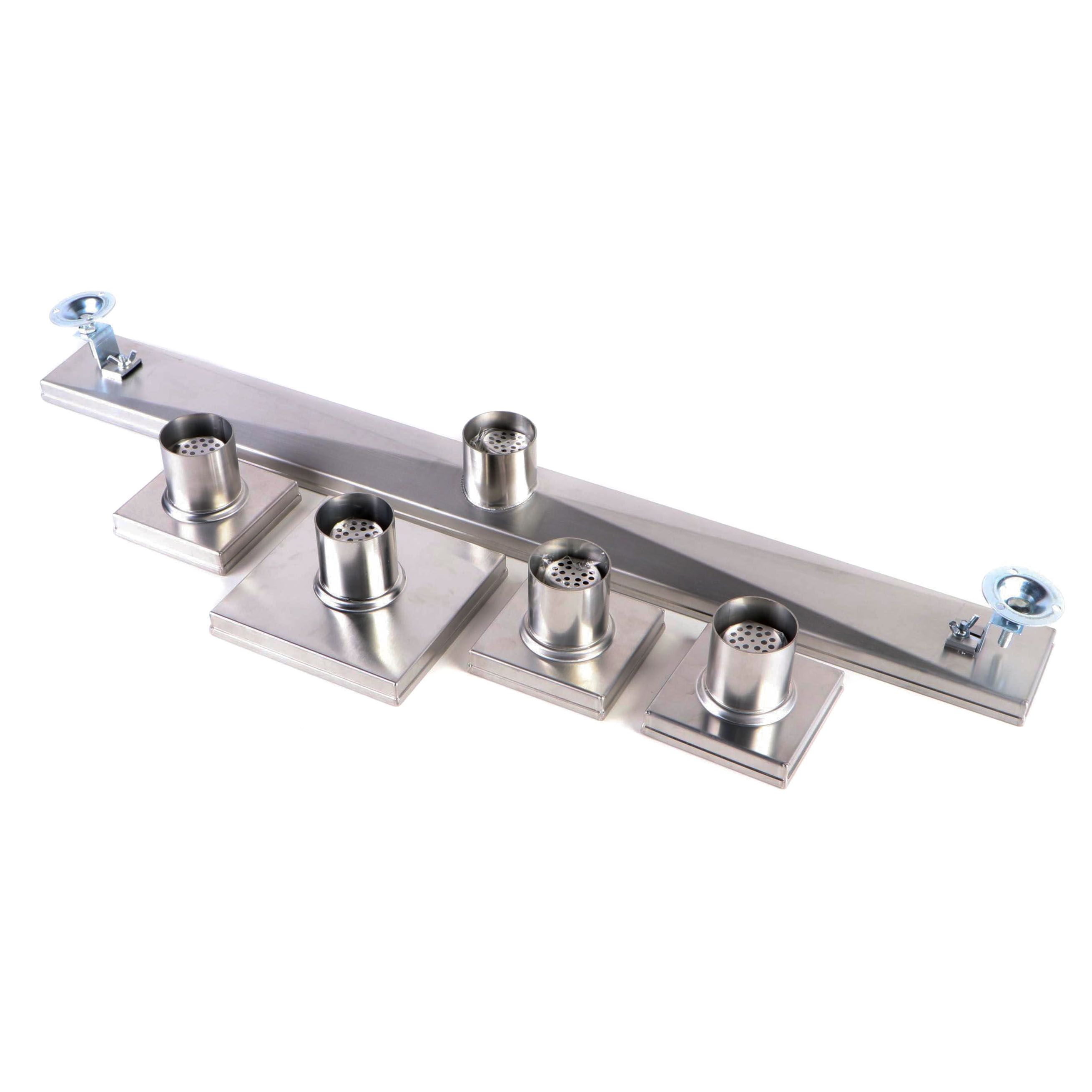 Tile-In and Linear Shower Drains in Brushed Stainless Steel