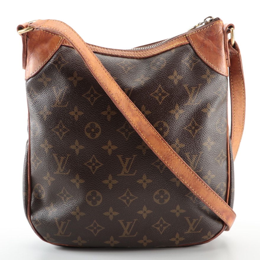 Louis Vuitton Odeon PM Crossbody Bag in Monogram Canvas and Vachetta Leather