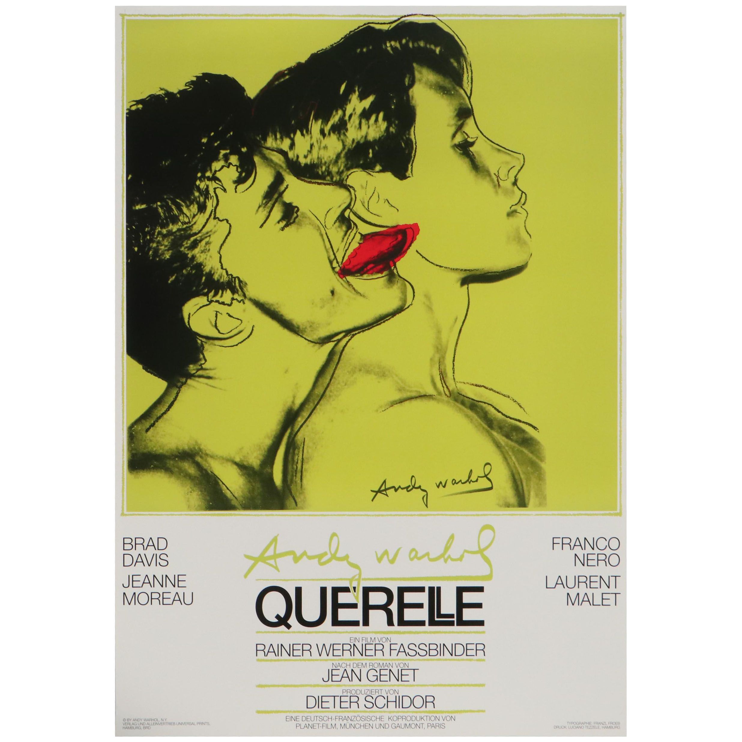 Andy Warhol Commissioned Offset Poster for "Querelle," 1982