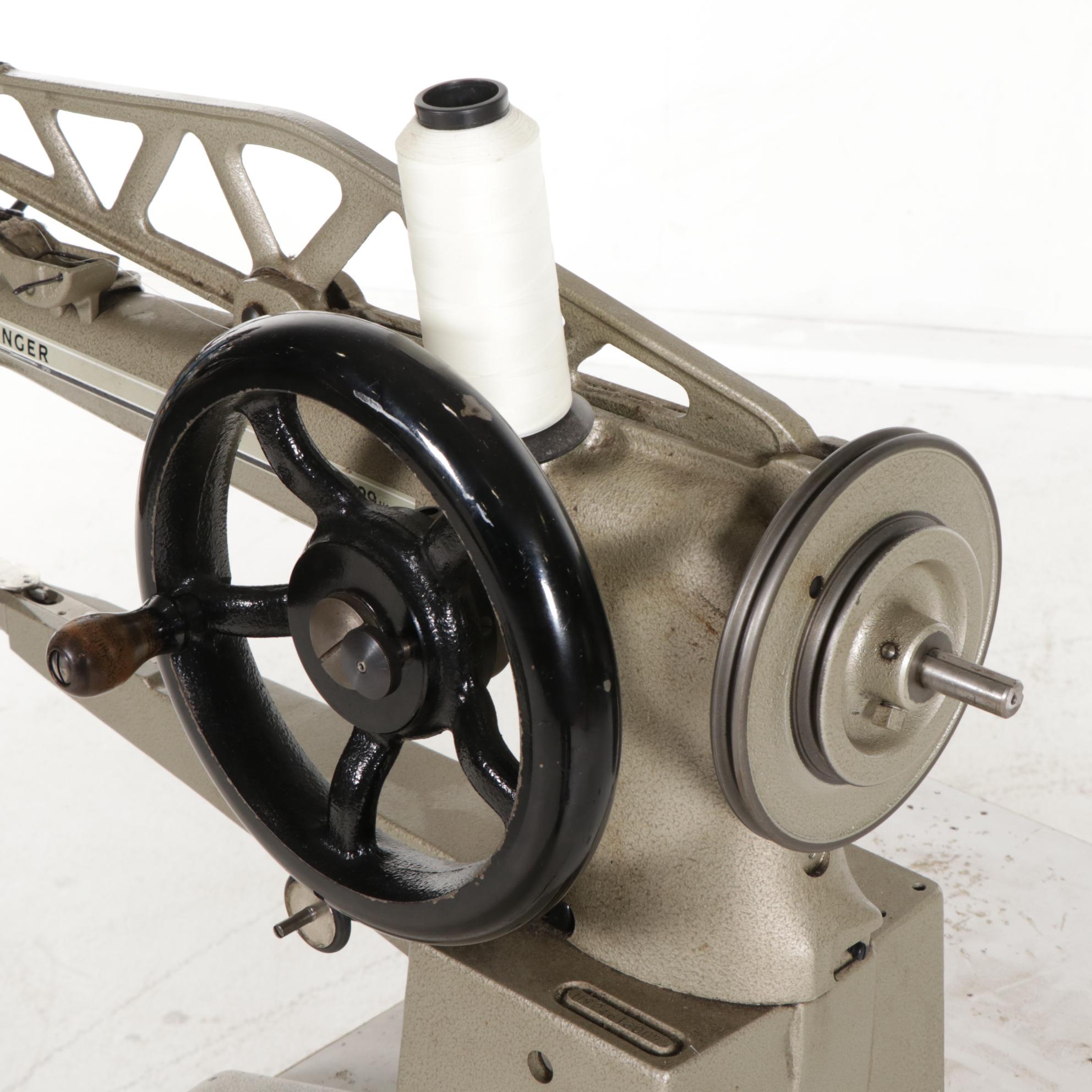 Singer Model 29-U172A Industrial Sewing Machine and Work Table