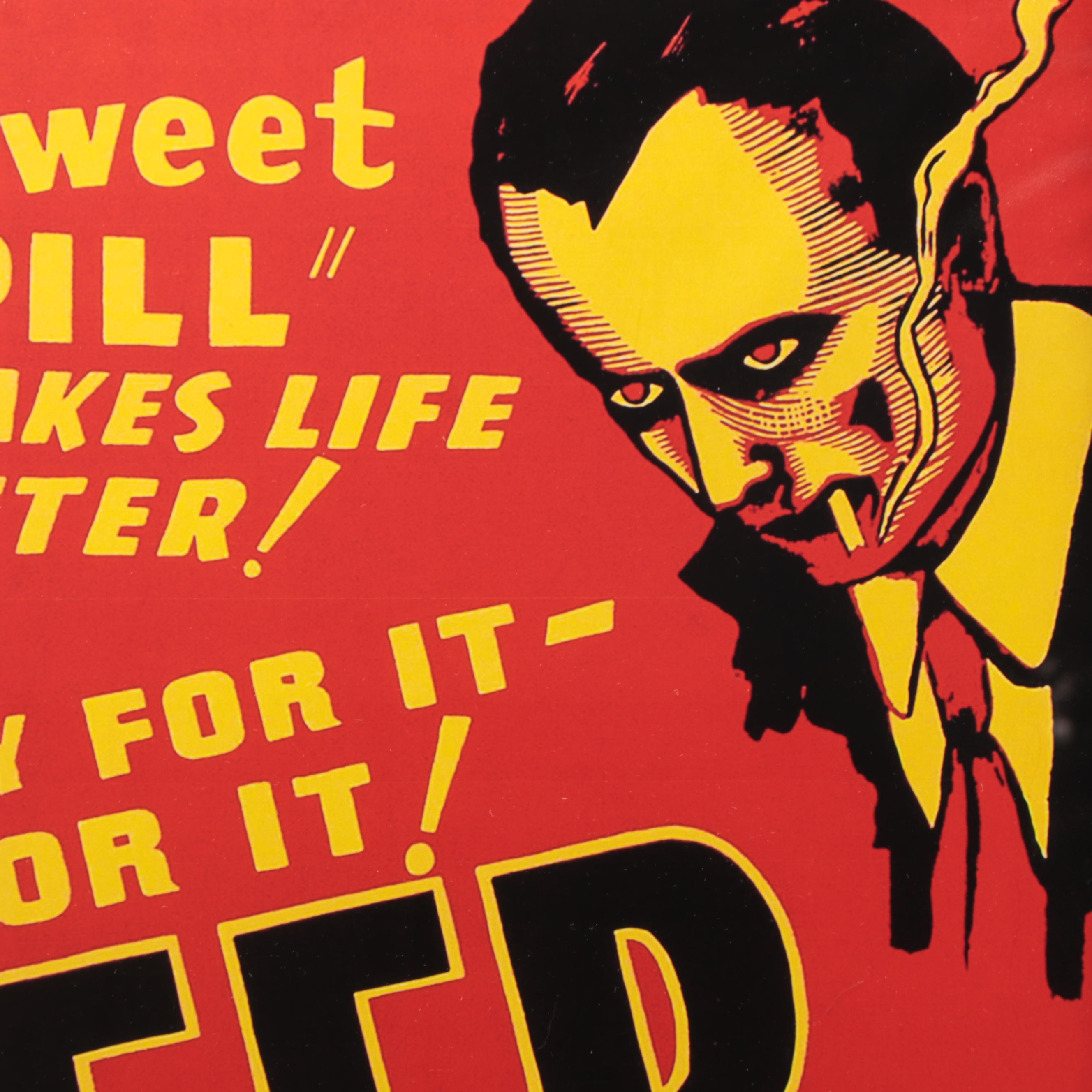 Propaganda Giclée Poster "Reefer Madness"