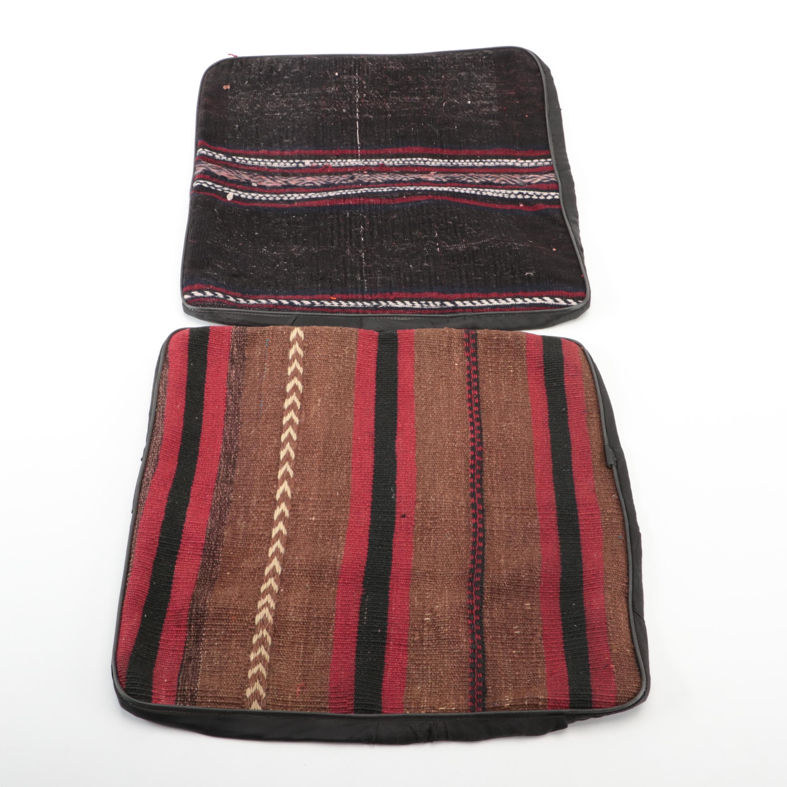 Handwoven Kilim Face Throw Pillow Covers