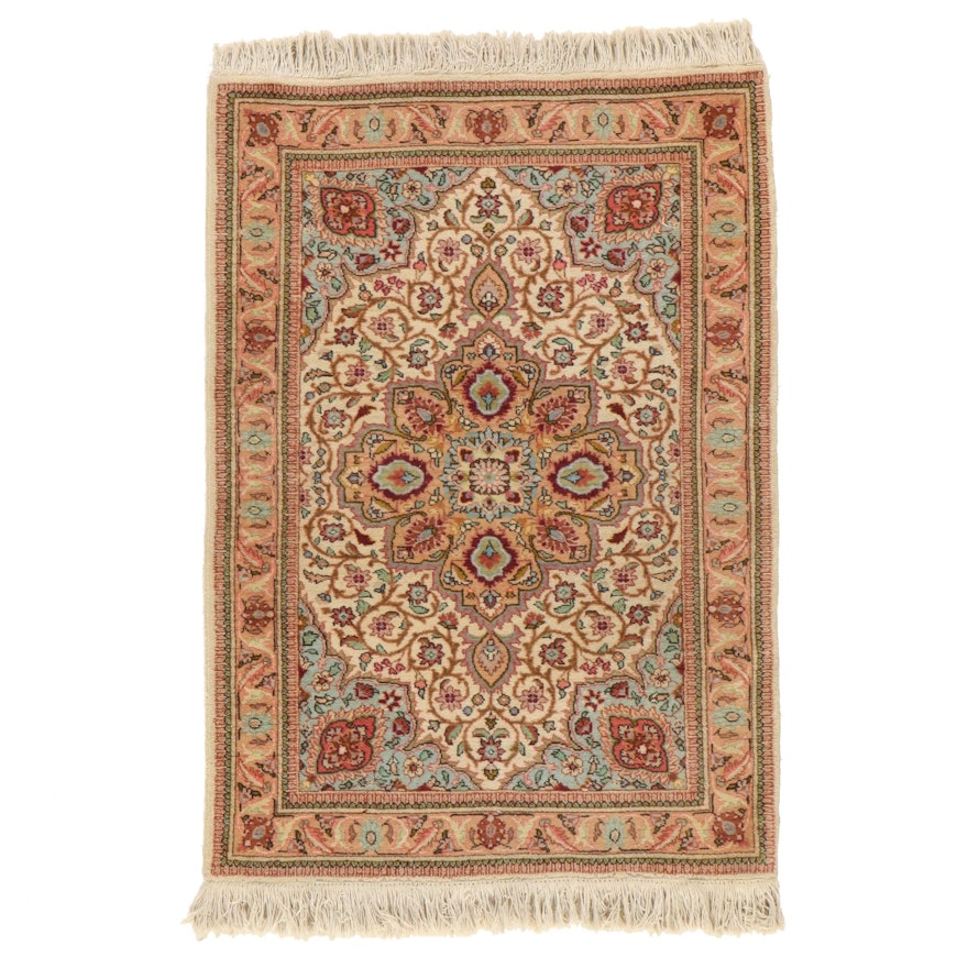 3'4 x 5'4 Hand-Knotted Persian Tabriz Area Rug