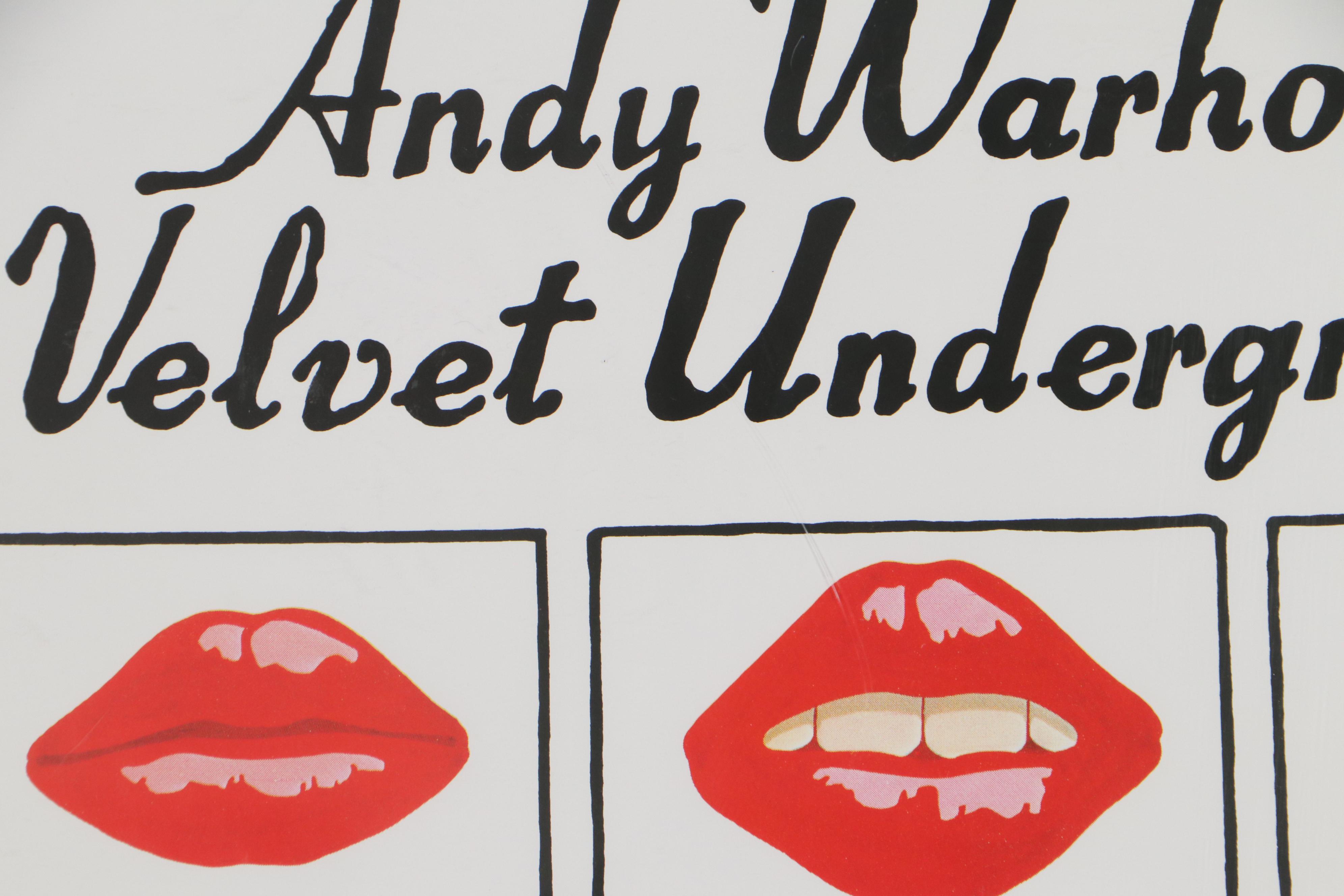 Offset Lithograph "Andy Warhol's Velvet Underground Featuring Nico"
