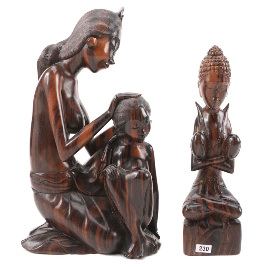Southeast Asian Wood Figurines