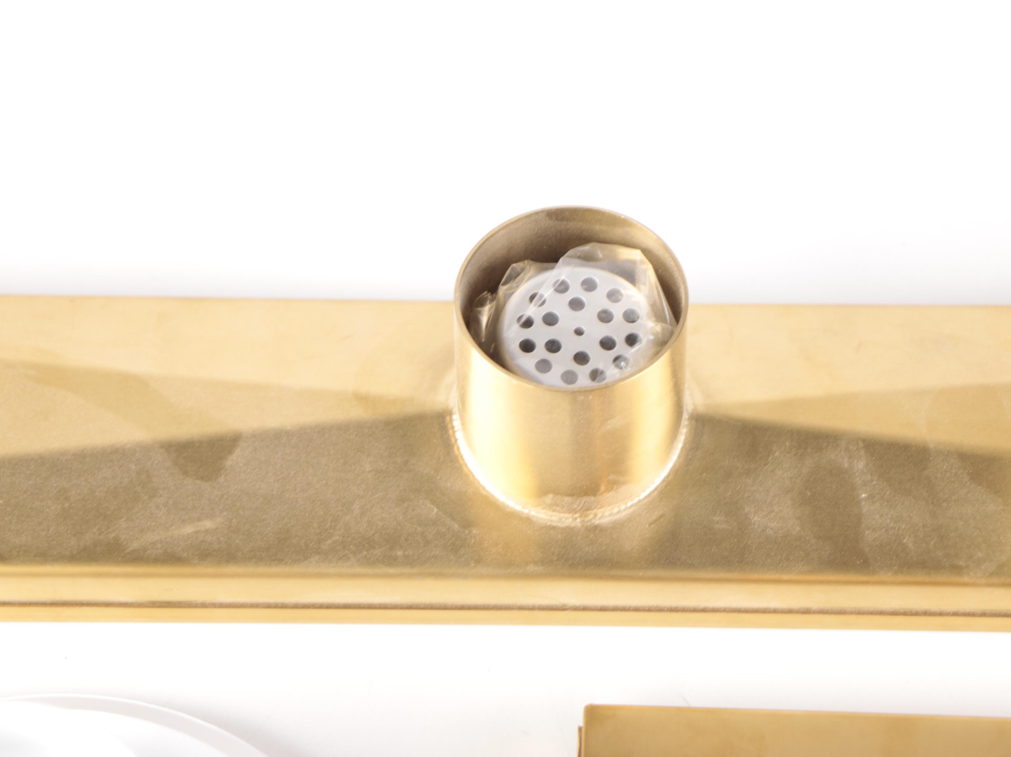 28" Linear Tile-In Shower Drain, Square Shower Drain, PVC Drain Flanges