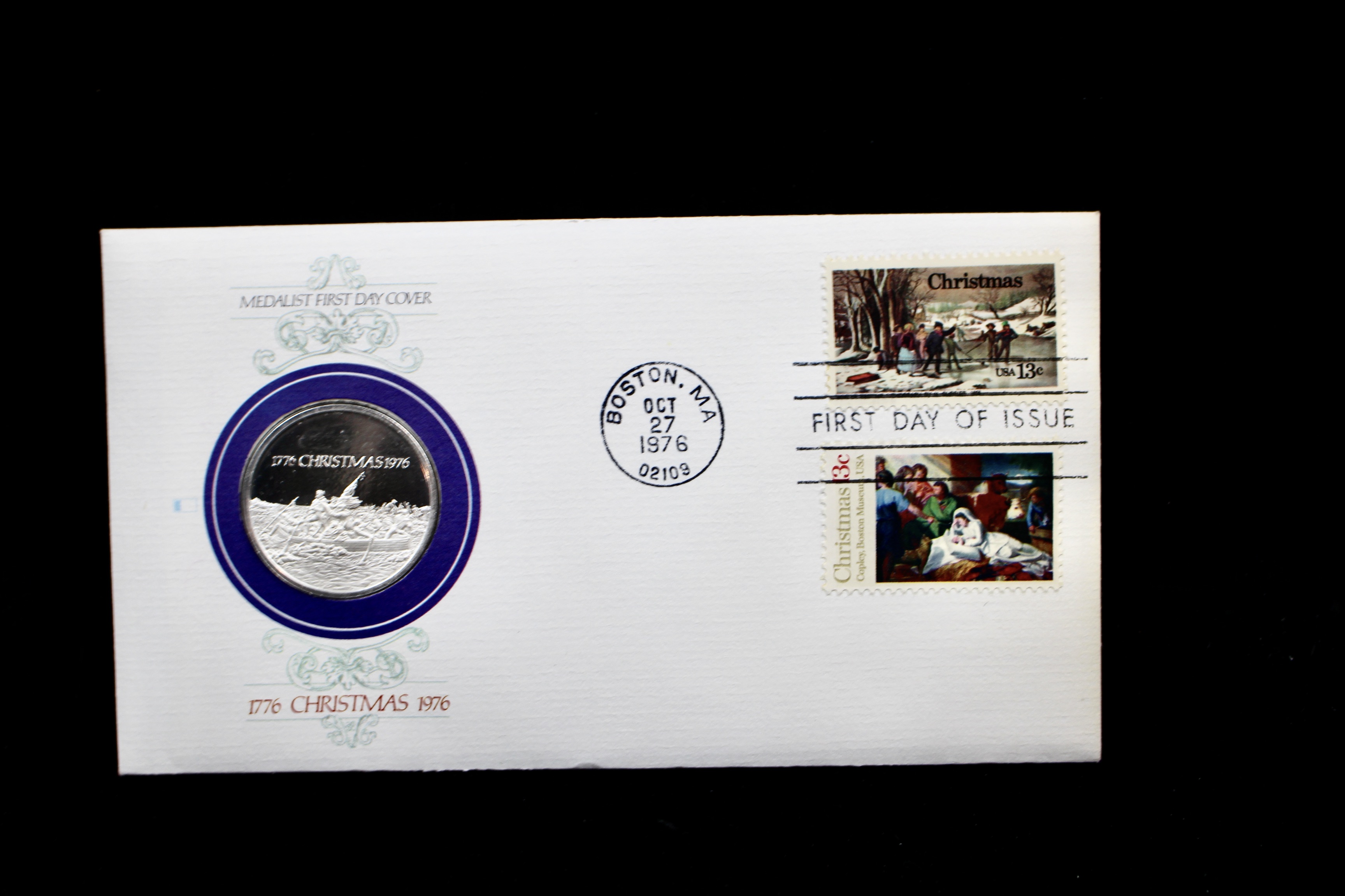 Six Bicentennial First Day Covers With Silver Medals