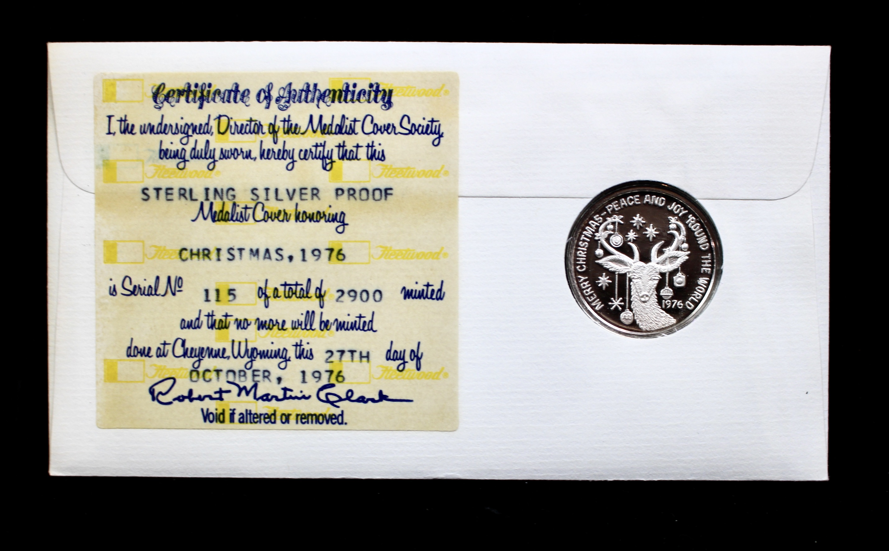 Six Bicentennial First Day Covers With Silver Medals