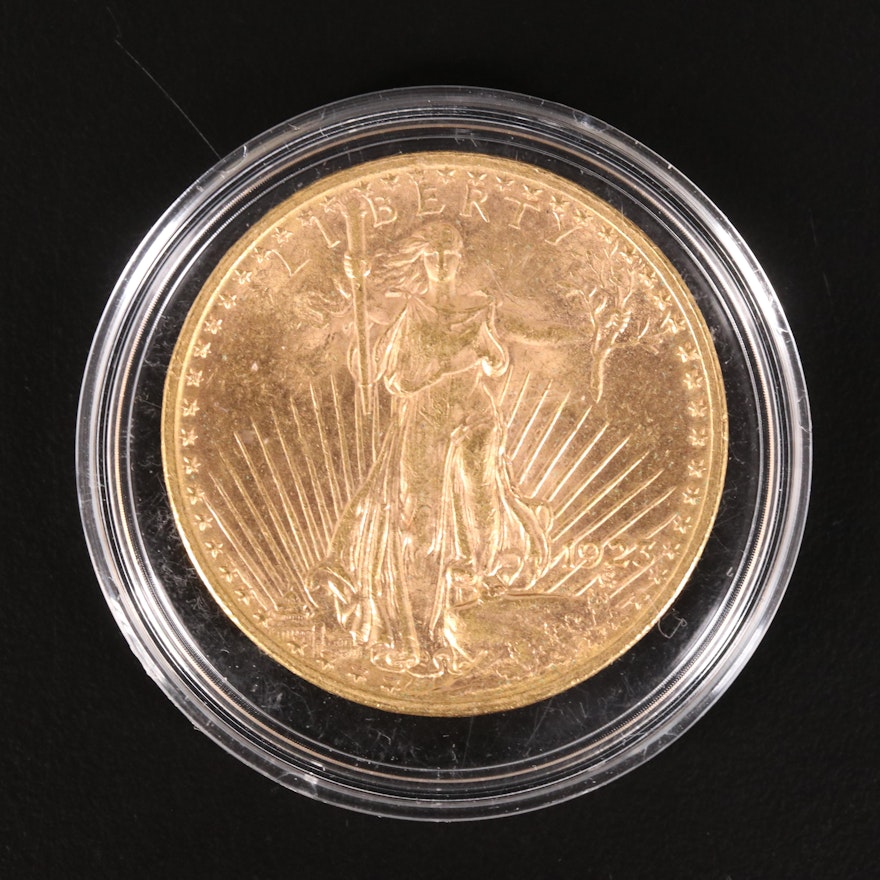 1923 Saint Gaudens $20 Gold Coin