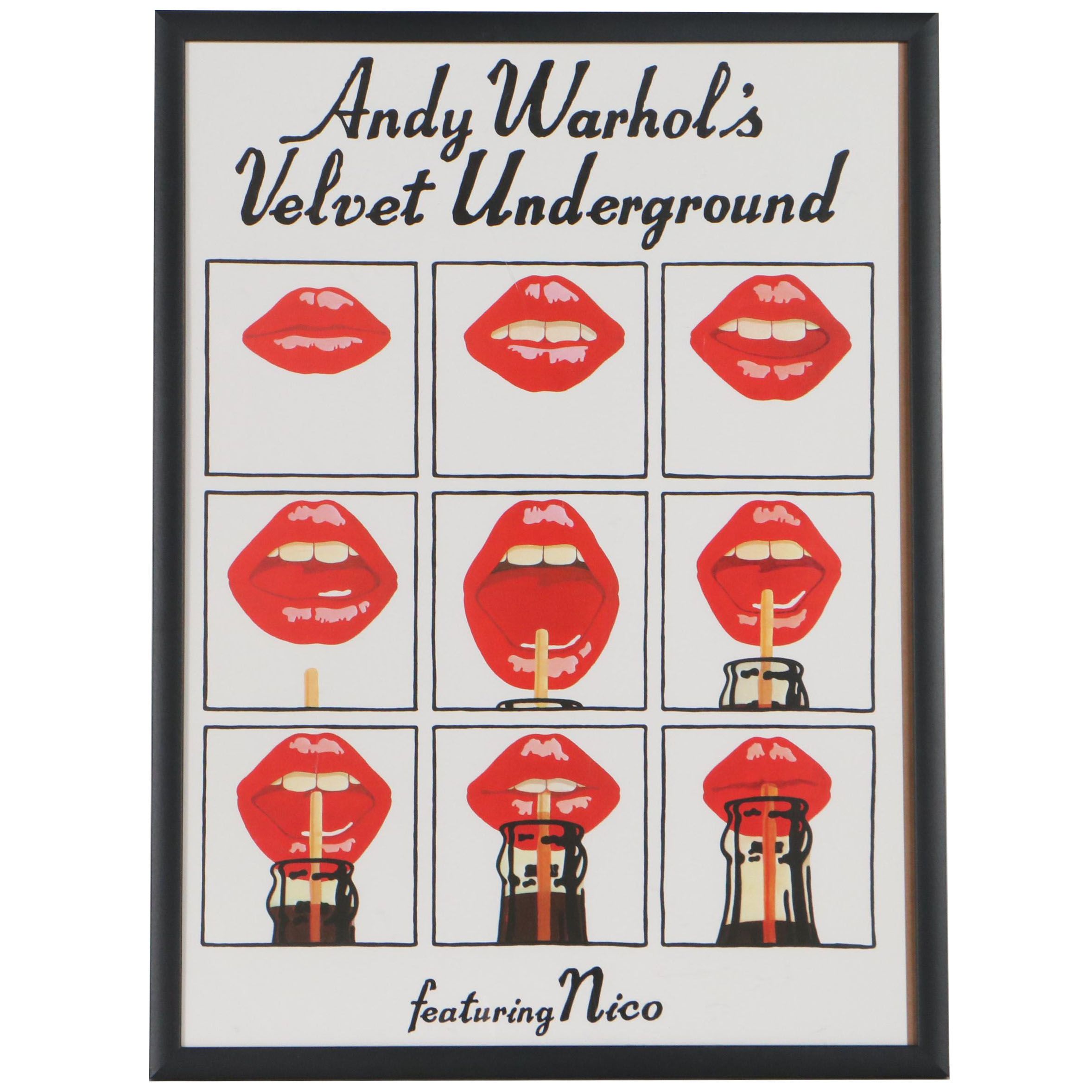 Offset Lithograph "Andy Warhol's Velvet Underground Featuring Nico"