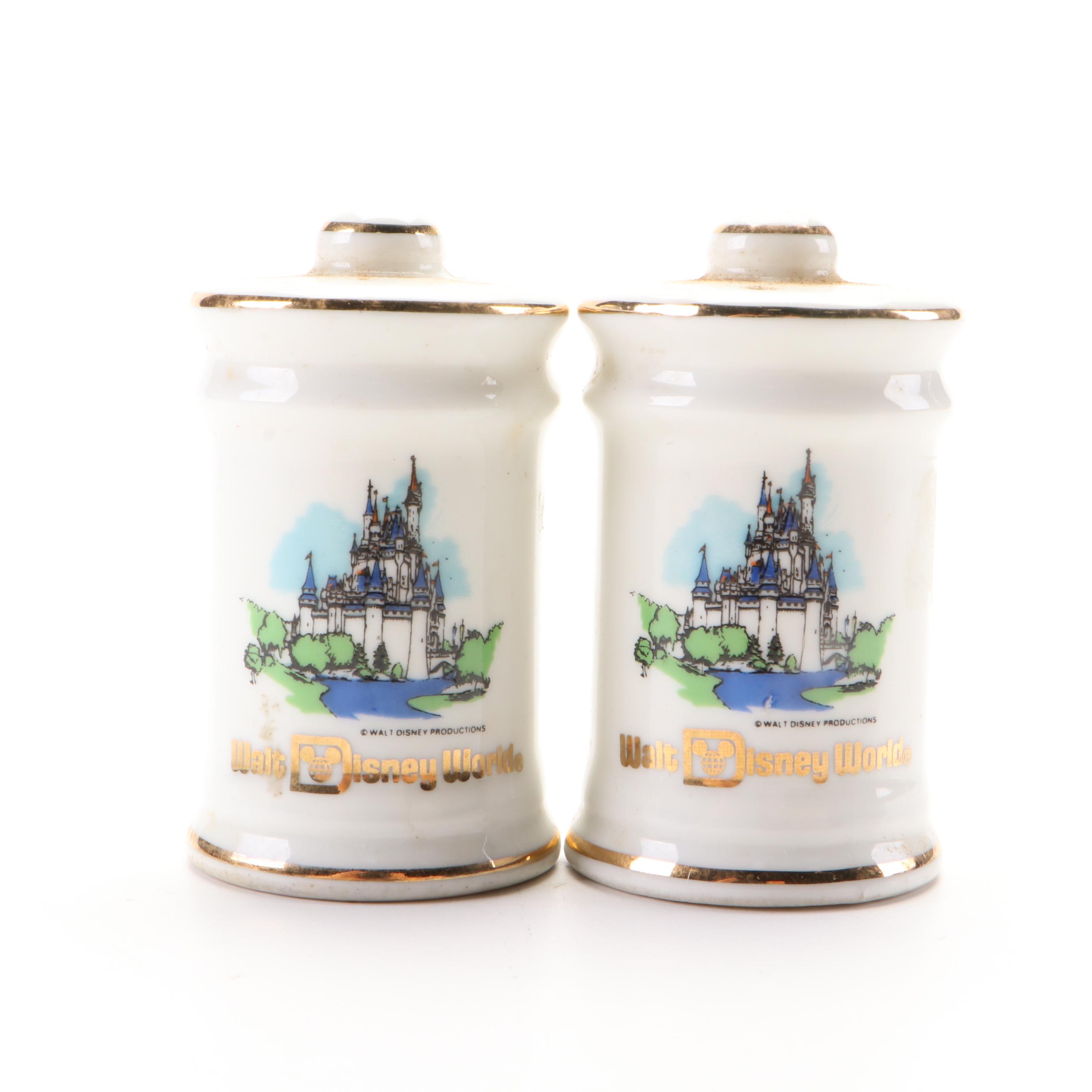 Walt Disney World Porcelain Salt and Pepper Shakers and More Souvenir Shakers