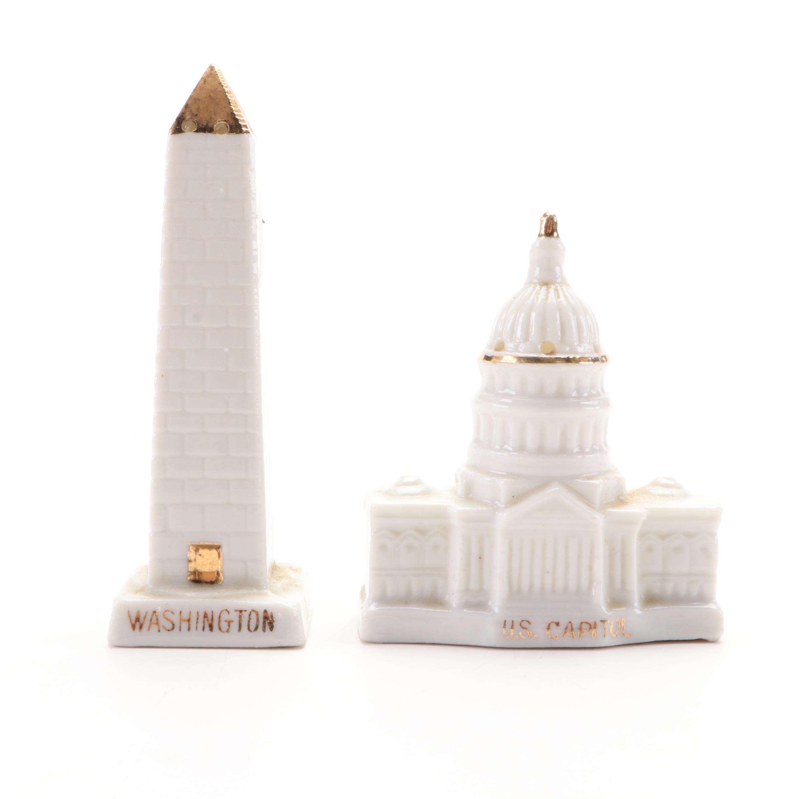 Walt Disney World Porcelain Salt and Pepper Shakers and More Souvenir Shakers