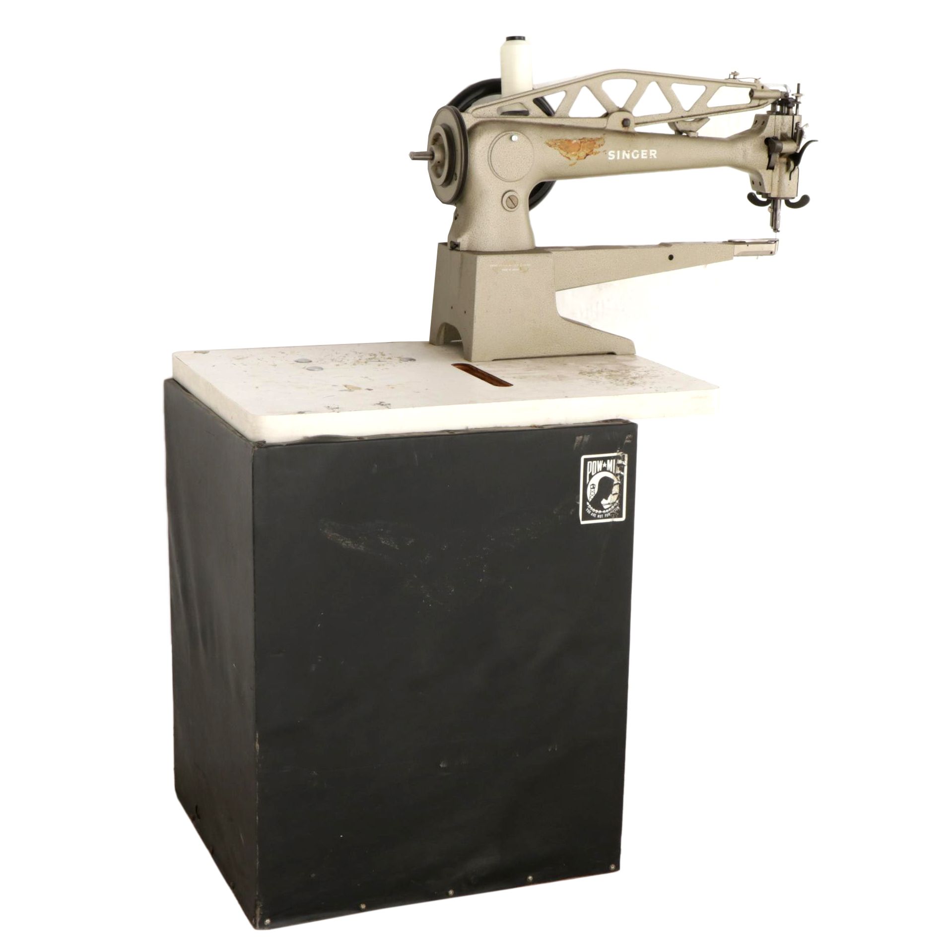 Singer Model 29-U172A Industrial Sewing Machine and Work Table