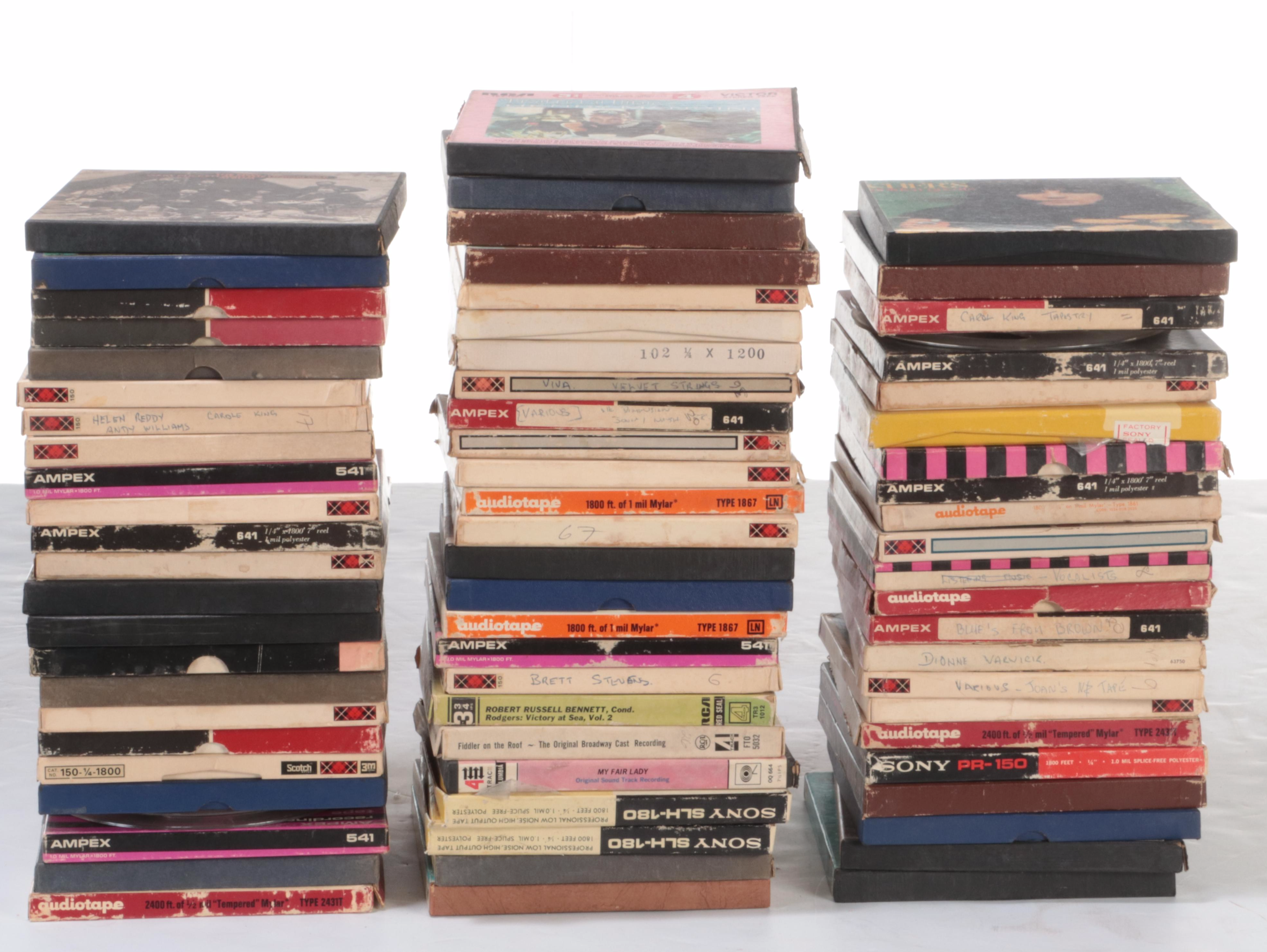 Akai Reel to Reel Tape Recorder with Stereo Tapes