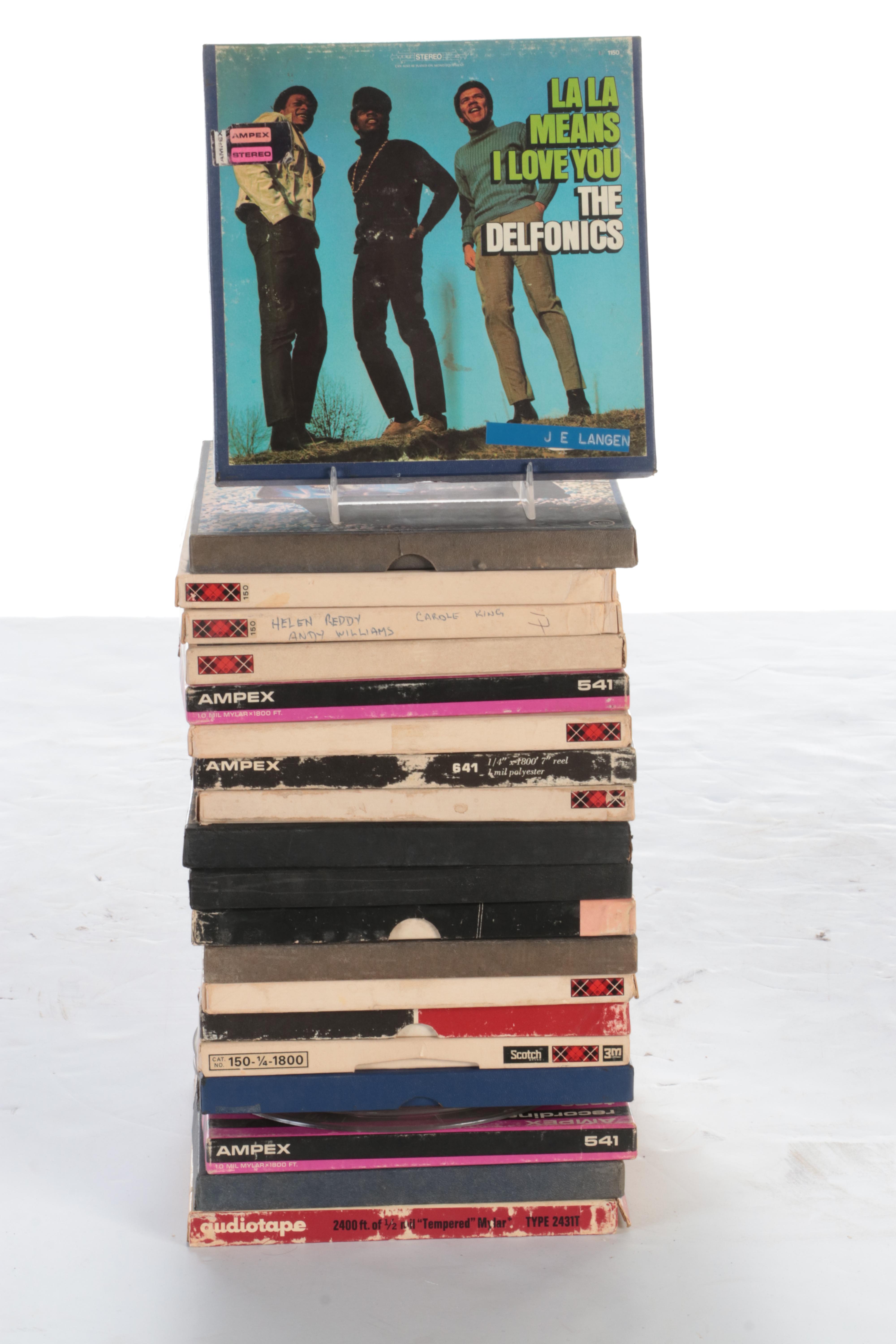 Akai Reel to Reel Tape Recorder with Stereo Tapes