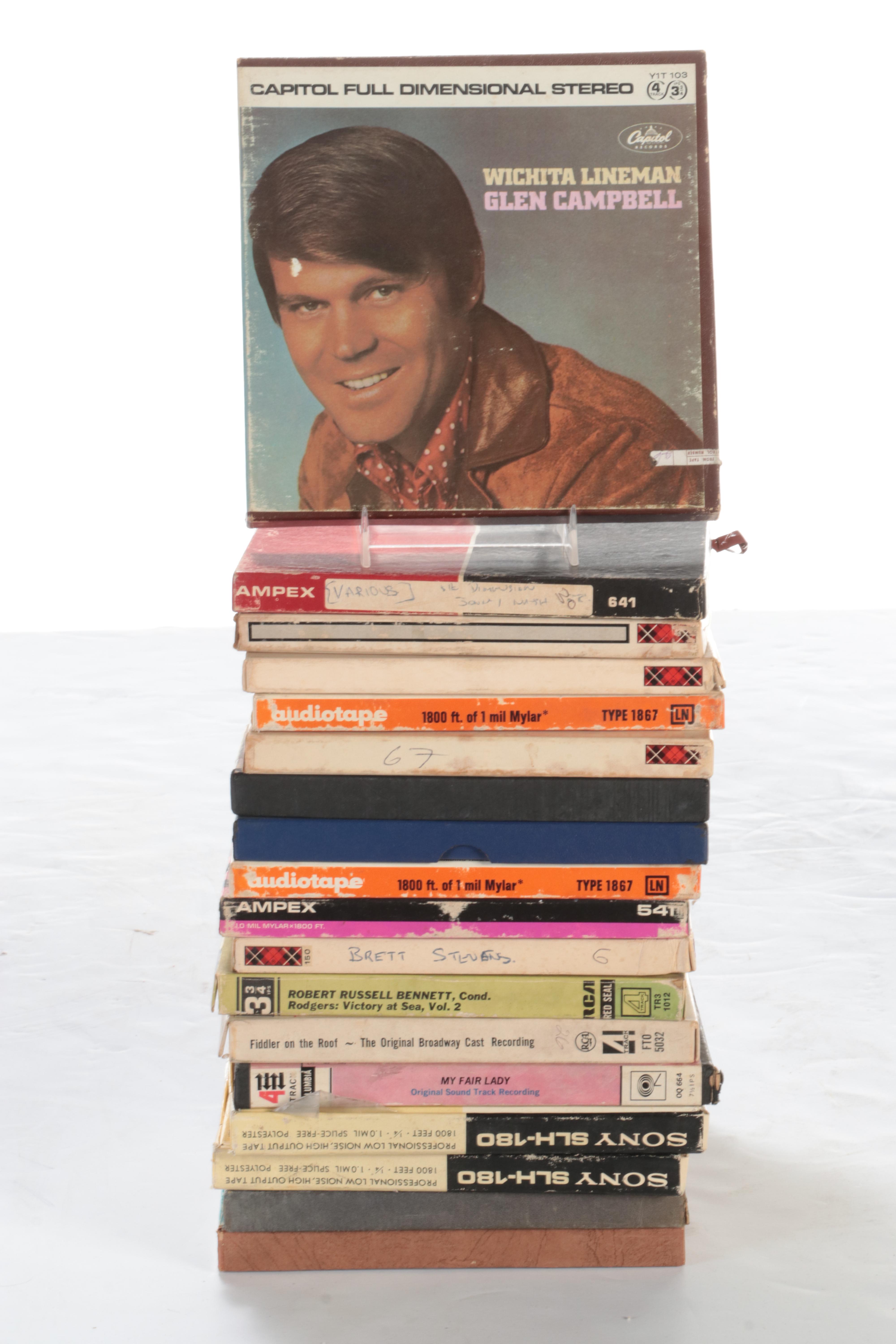 Akai Reel to Reel Tape Recorder with Stereo Tapes