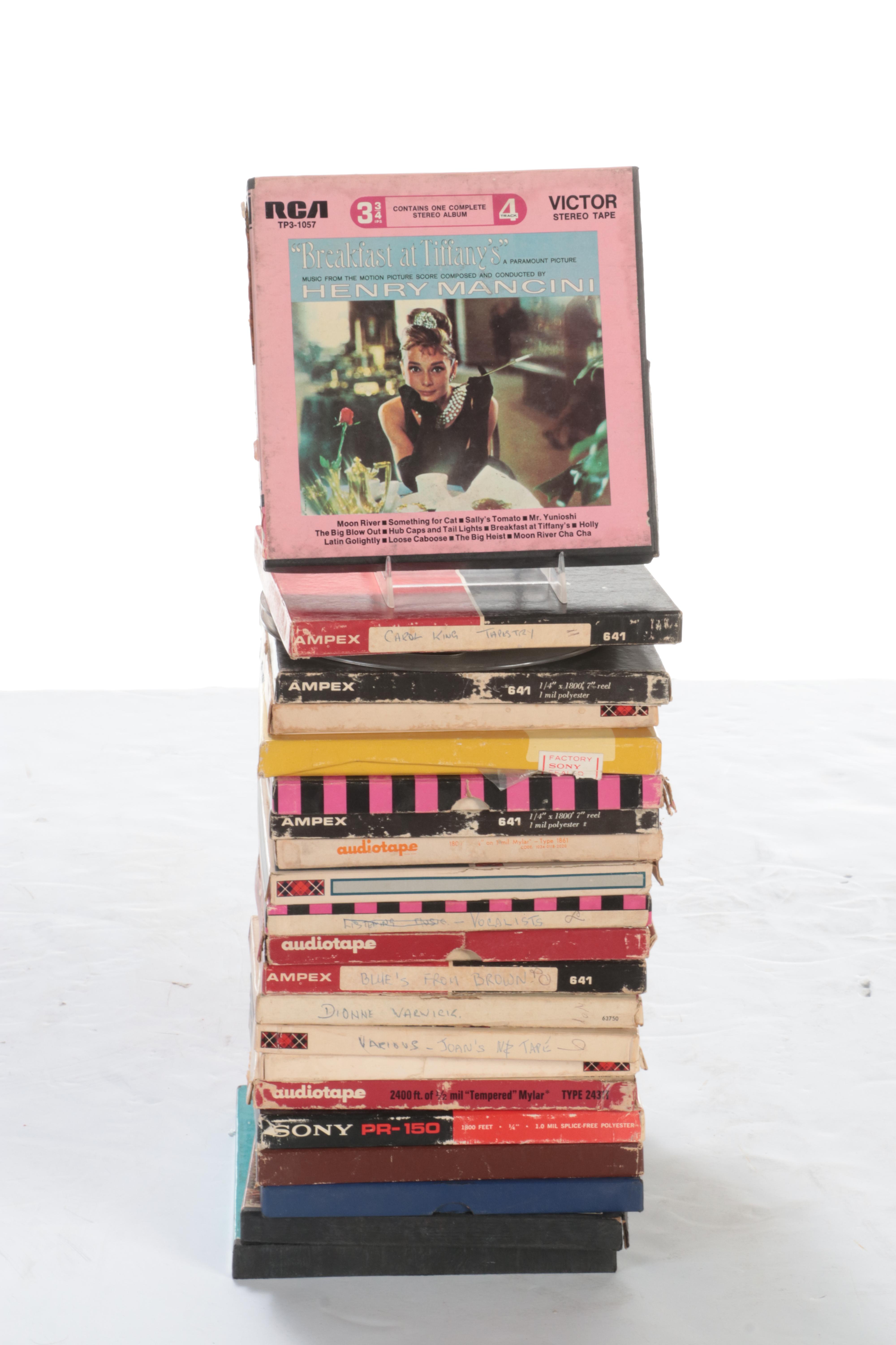 Akai Reel to Reel Tape Recorder with Stereo Tapes