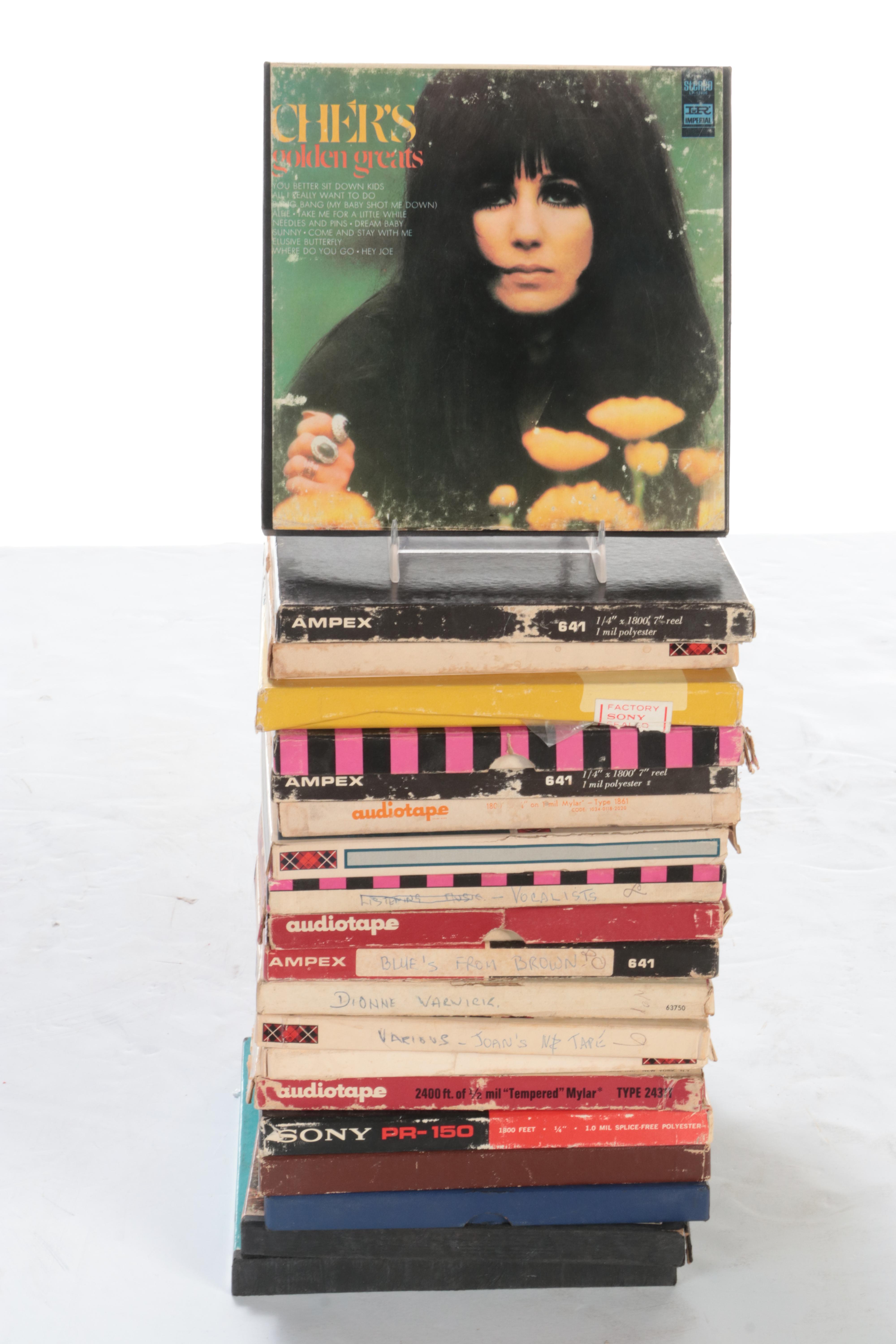 Akai Reel to Reel Tape Recorder with Stereo Tapes