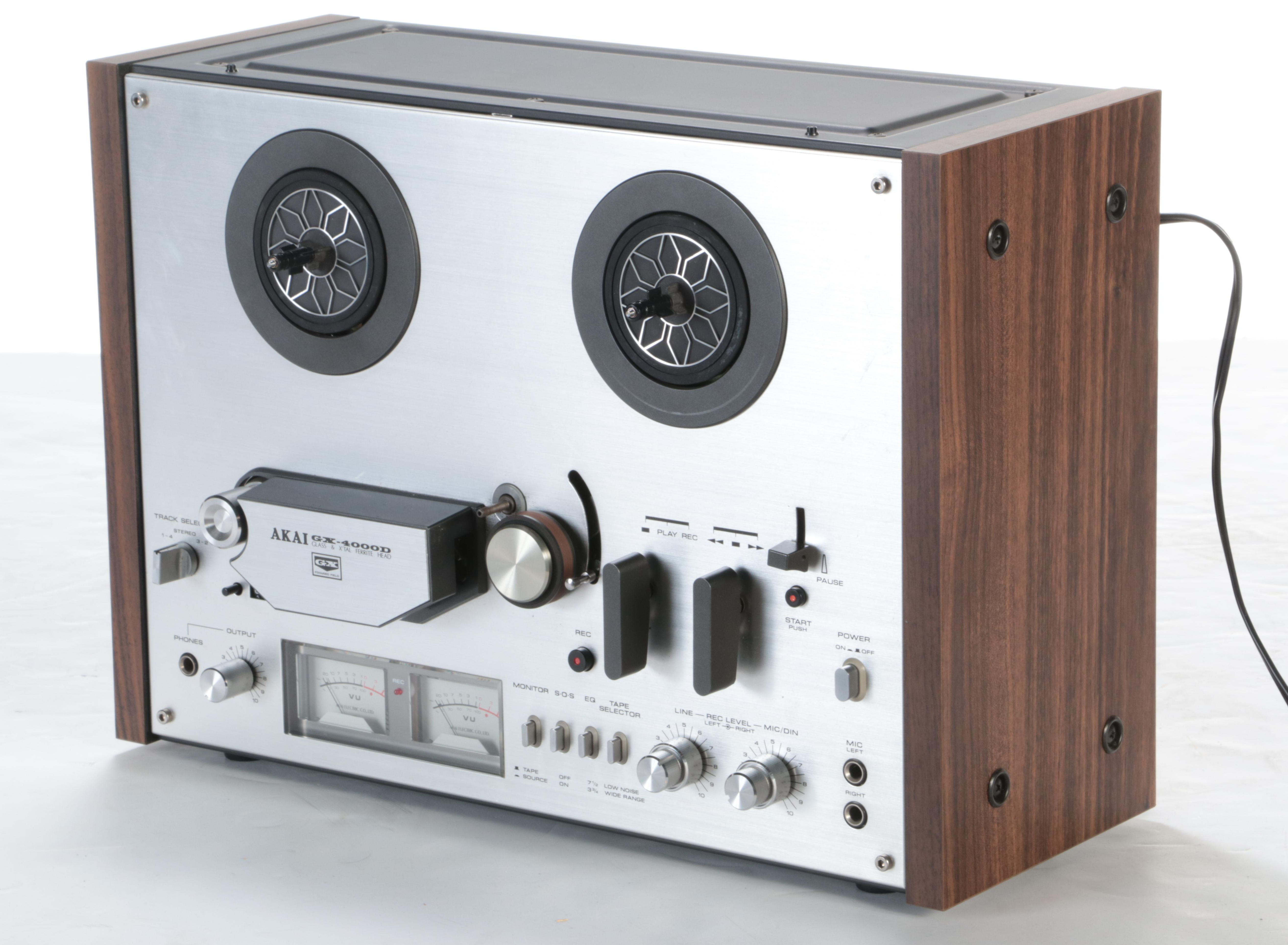 Akai Reel to Reel Tape Recorder with Stereo Tapes