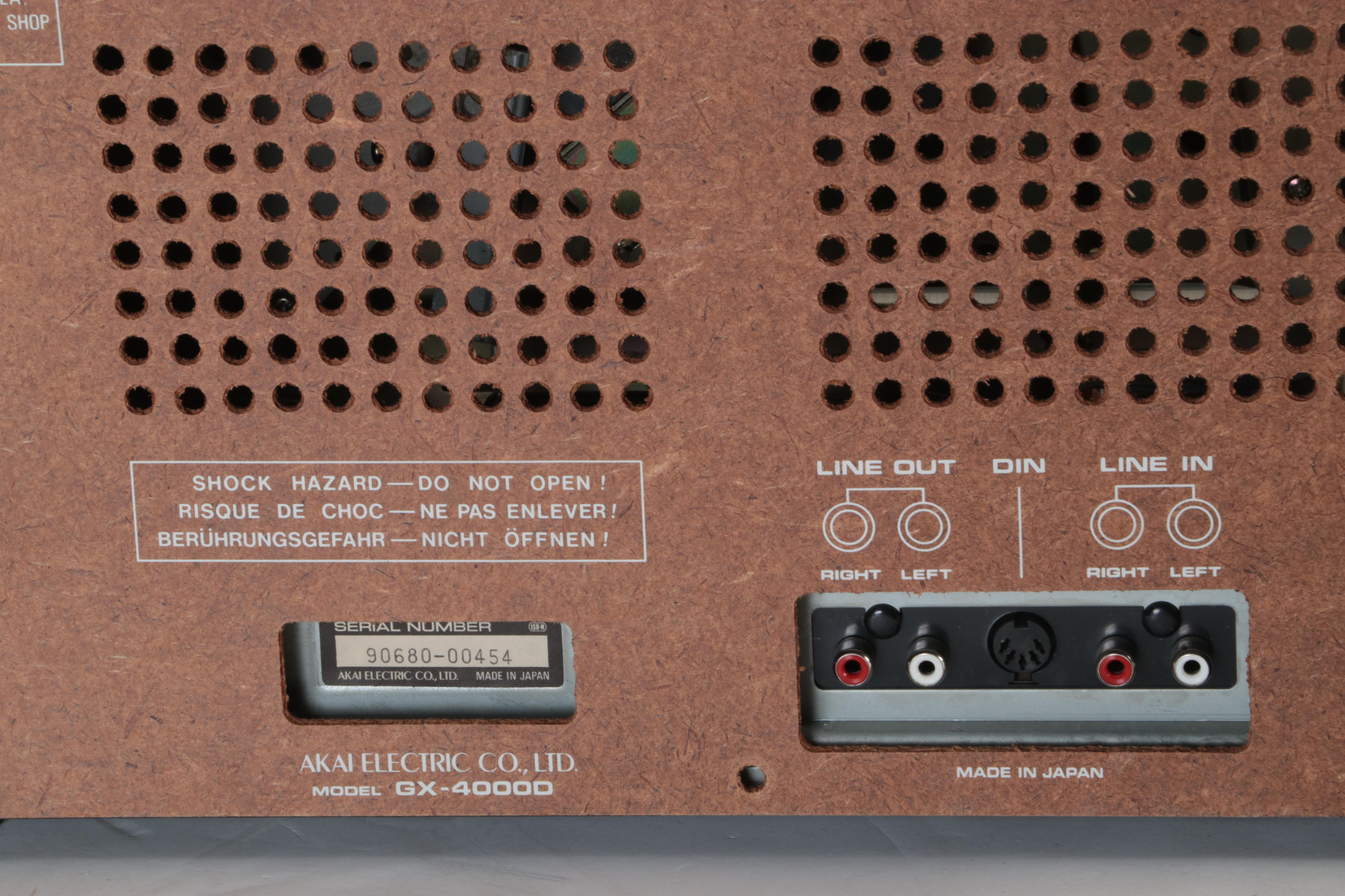 Akai Reel to Reel Tape Recorder with Stereo Tapes